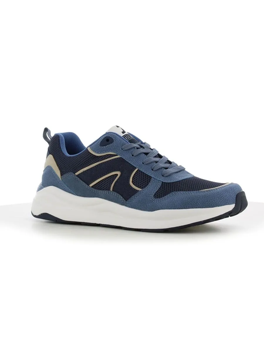 SAFETY JOGGER Men's Sport Sneakers SJ Life Style Navy Blue SAFETY JOGGER Men's Sport Sneakers SJ Life Style Navy Blue