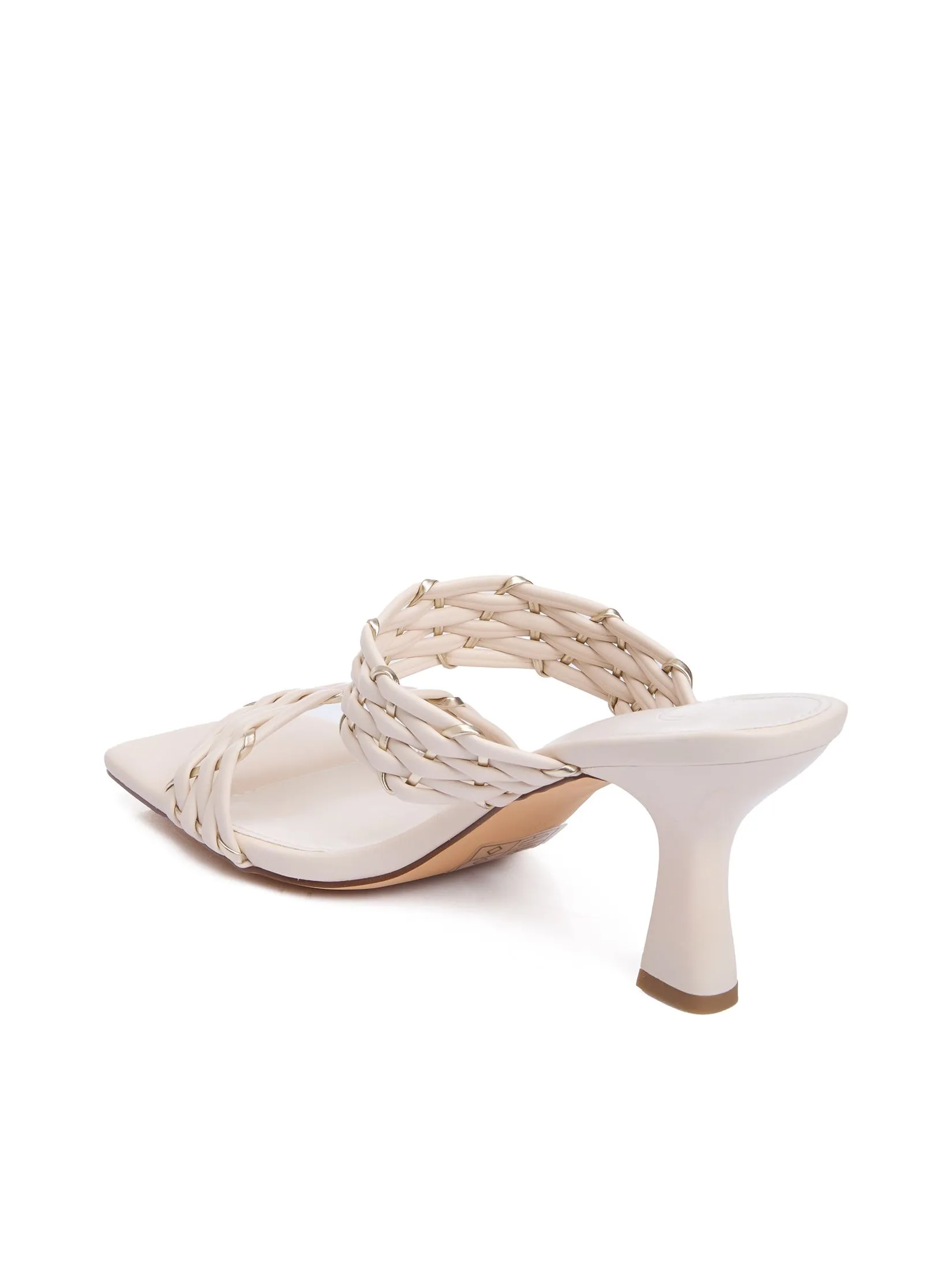 FOF Women High Heels With Woven Detail FOF Women High Heels With Woven Detail