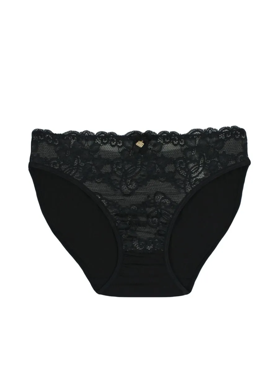 GUY LAROCHE Half Lace Tactel Gray Size M GUY LAROCHE Half Lace Tactel Gray Size M