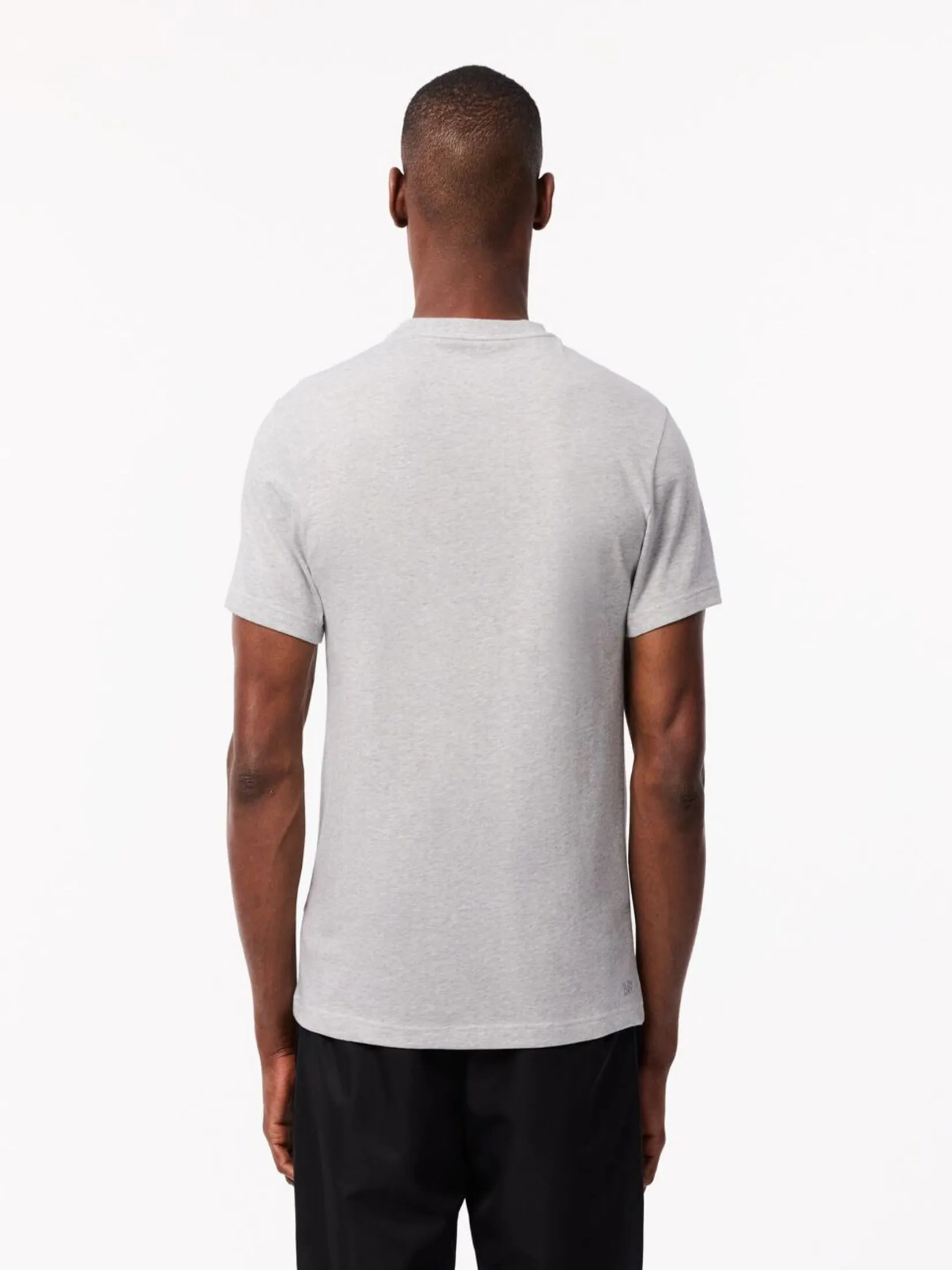 LACOSTE Ultra Dry Cotton Logo Sport T-shirt Grey LACOSTE Ultra Dry Cotton Logo Sport T-shirt Grey