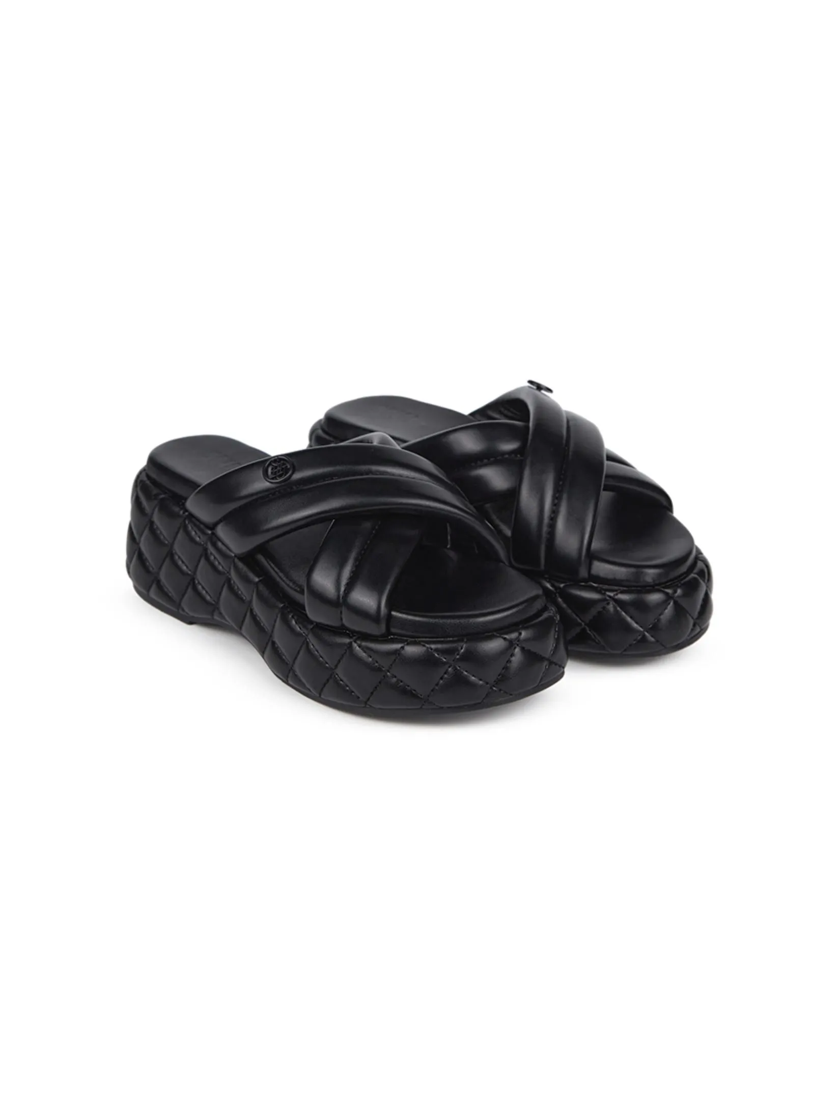 SHU WOMEN  BEDDY 2.5" PUFF CROSS - BLACK SHU WOMEN  BEDDY 2.5" PUFF CROSS - BLACK