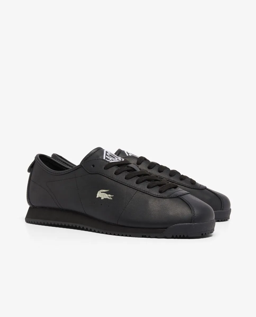 LACOSTE Men’s Club-Low Leather Sneakers Black LACOSTE Men’s Club-Low Leather Sneakers Black