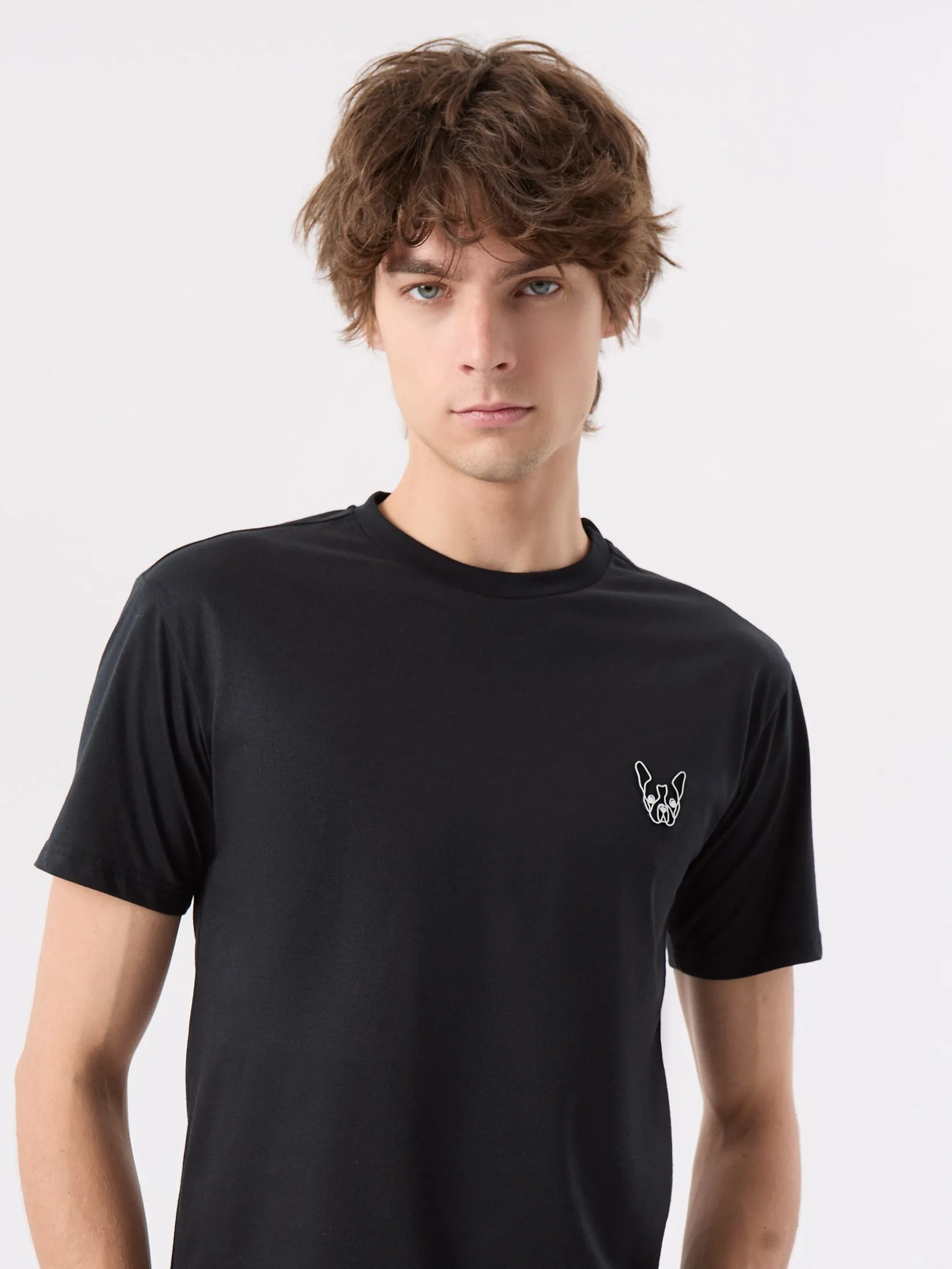ESP Frenchie Eazy Tee Shirt Man Black ESP Frenchie Eazy Tee Shirt Man Black