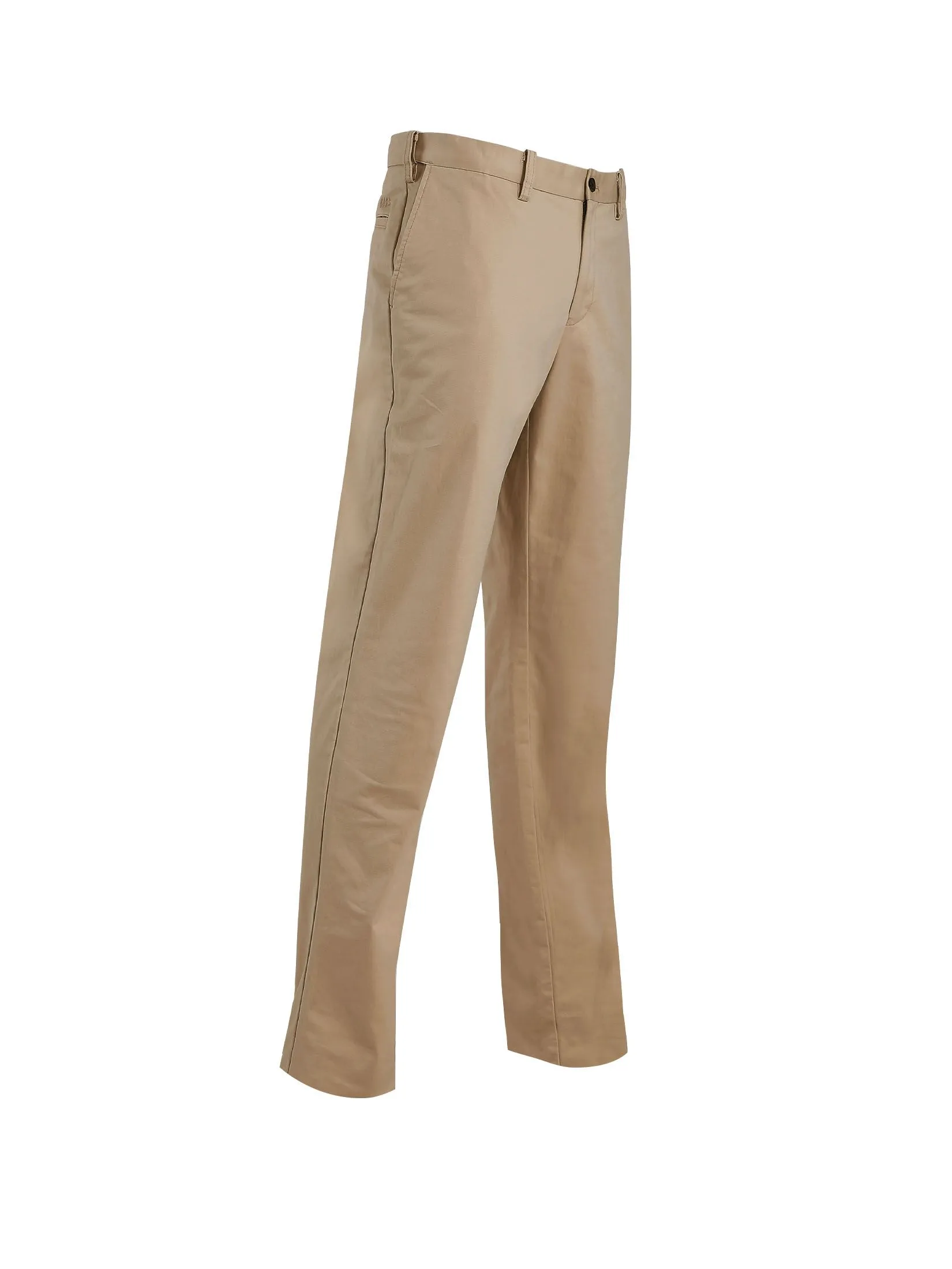 DAKS Men Long Pants Regular Fit Light Brown