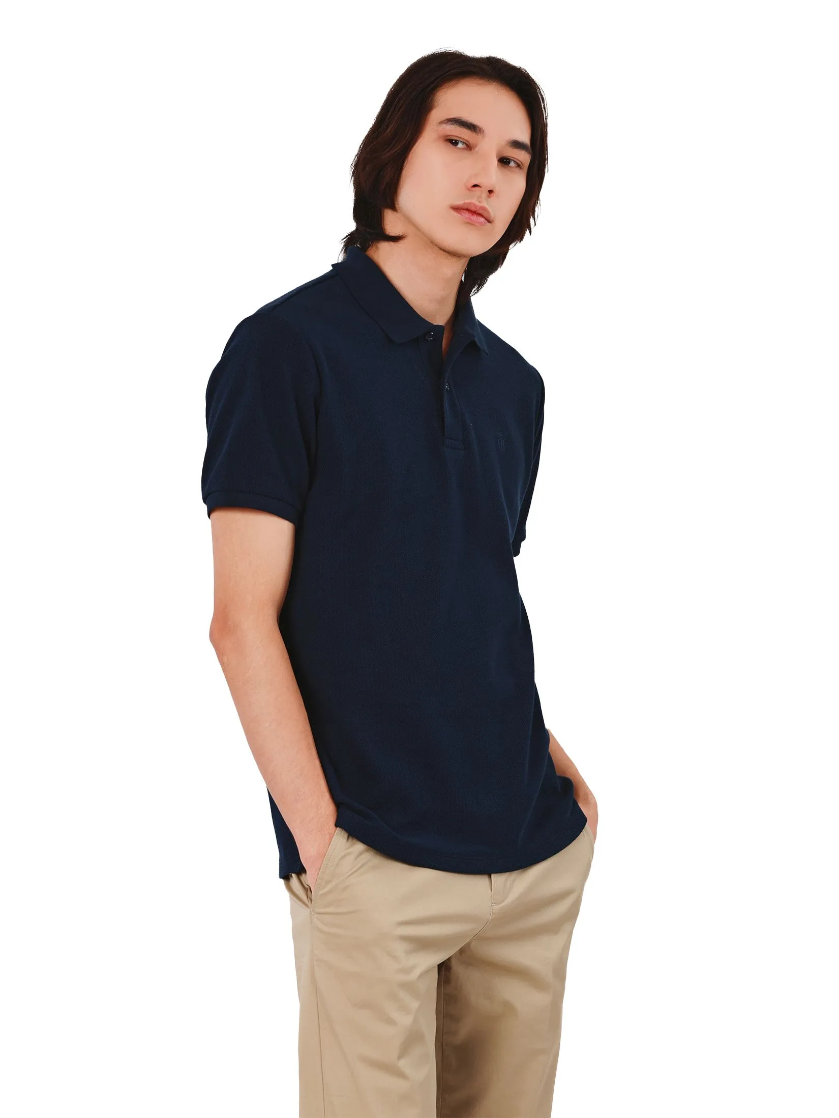 JOHN HENRY Men's Polo (Slim Fit) Rejuvenate Vacation Navy JOHN HENRY Men's Polo (Slim Fit) Rejuvenate Vacation Navy