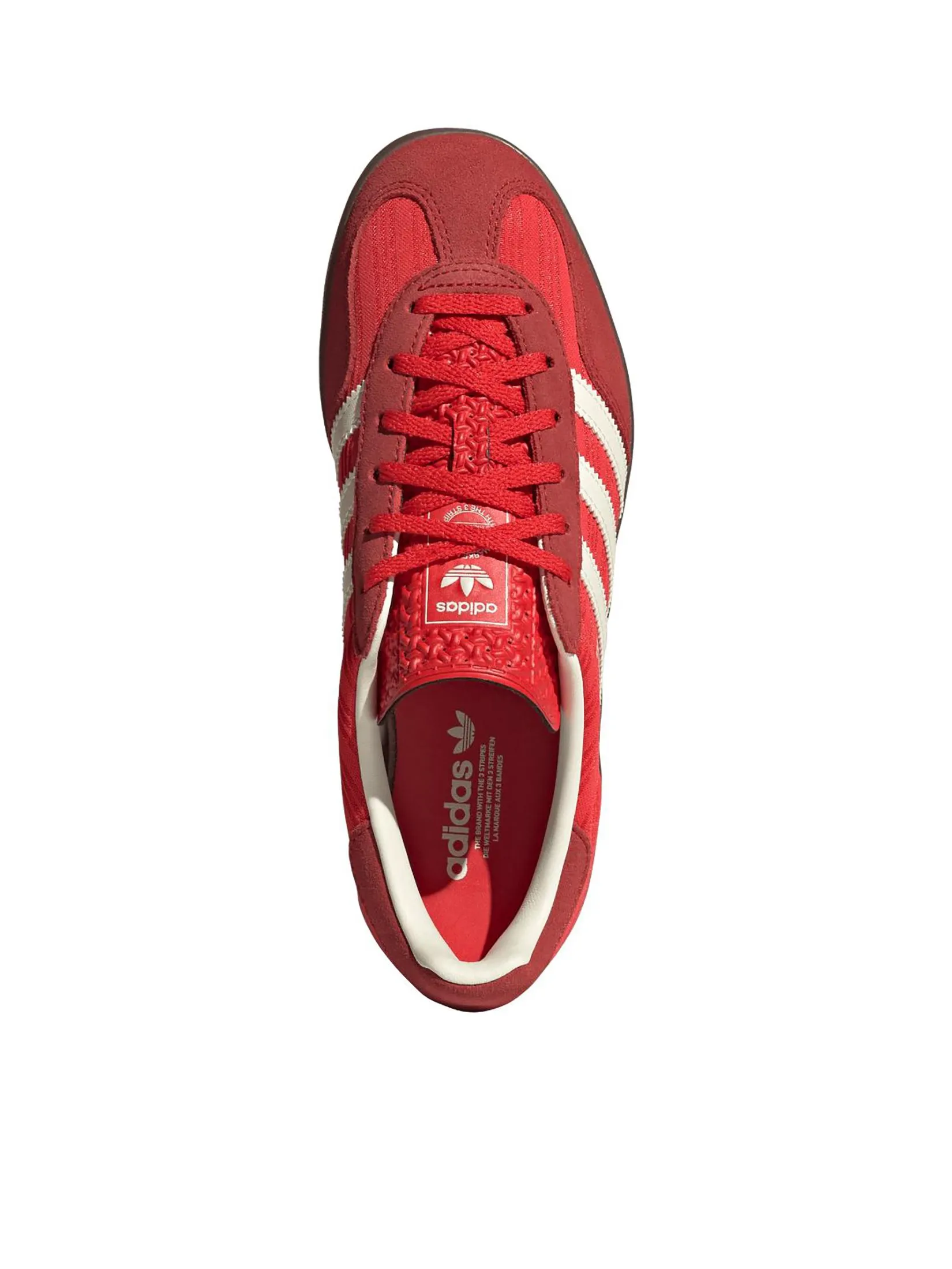 ADIDAS Women Sneakers Gazelle Indoor JS1411 Red / Better Scarlet / Cream White ADIDAS Women Sneakers Gazelle Indoor JS1411 Red / Better Scarlet / Cream White