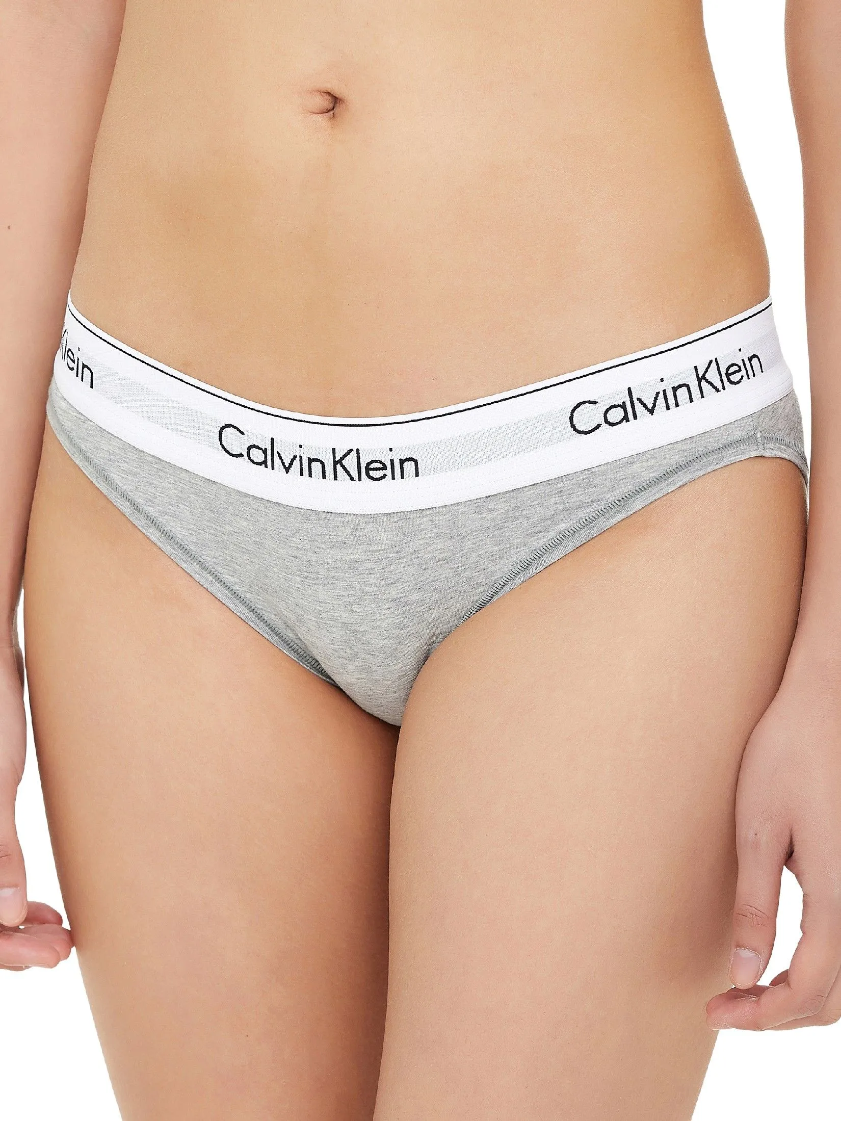 CALVIN KLEIN Women's Modern Cotton Bikini Grey CALVIN KLEIN Women's Modern Cotton Bikini Grey