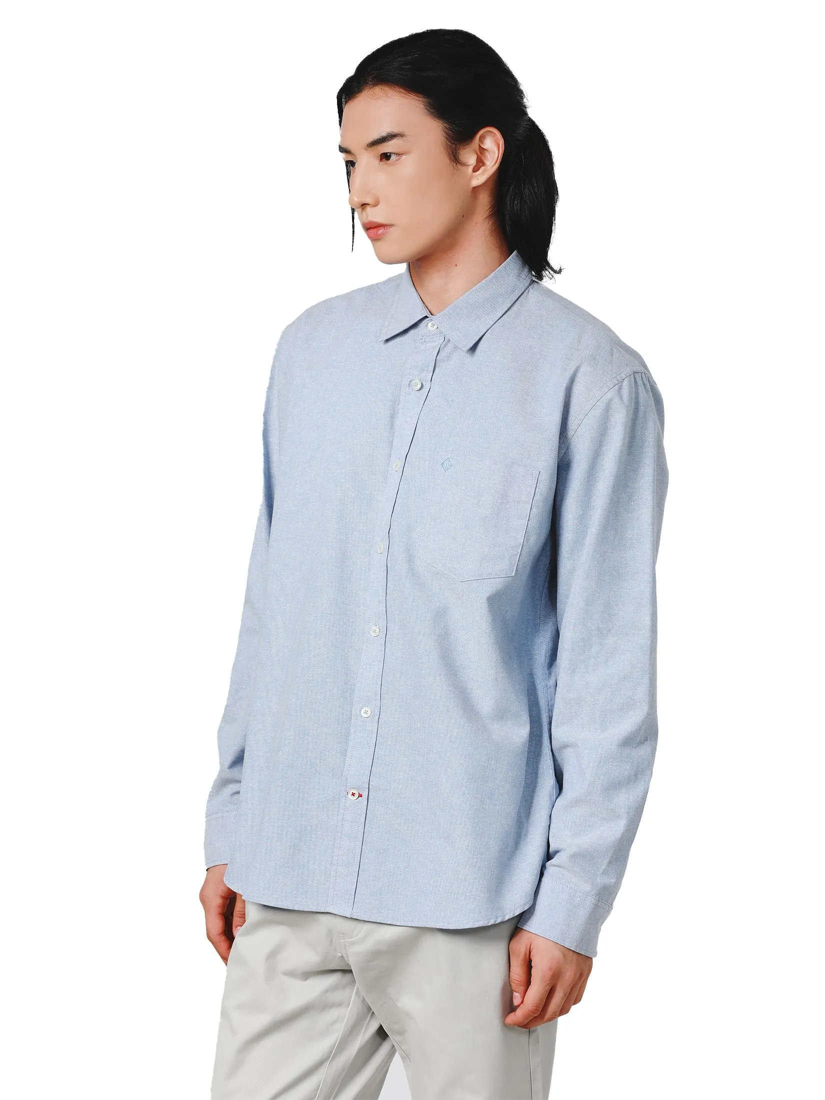 JOHN HENRY Men's Long Sleeves Shirts (Slim Fit) ICONIC AF Blue JOHN HENRY Men's Long Sleeves Shirts (Slim Fit) ICONIC AF Blue