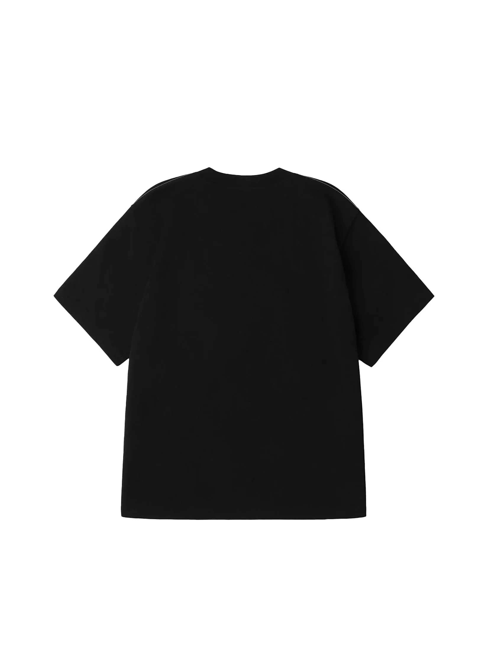 EVISU Men T-Shirt Short Sleeves Brocade Seagull Appliqué Regular Fit EVISU Men T-Shirt Short Sleeves Brocade Seagull Appliqué Regular Fit