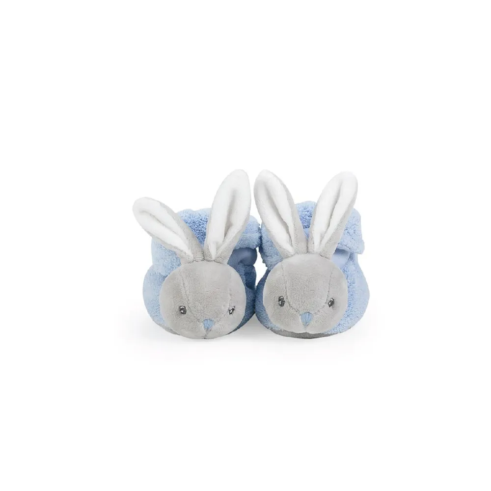 KALOO PLUME BOOTIES RABBIT BLUE - 0/3M KALOO PLUME BOOTIES RABBIT BLUE - 0/3M