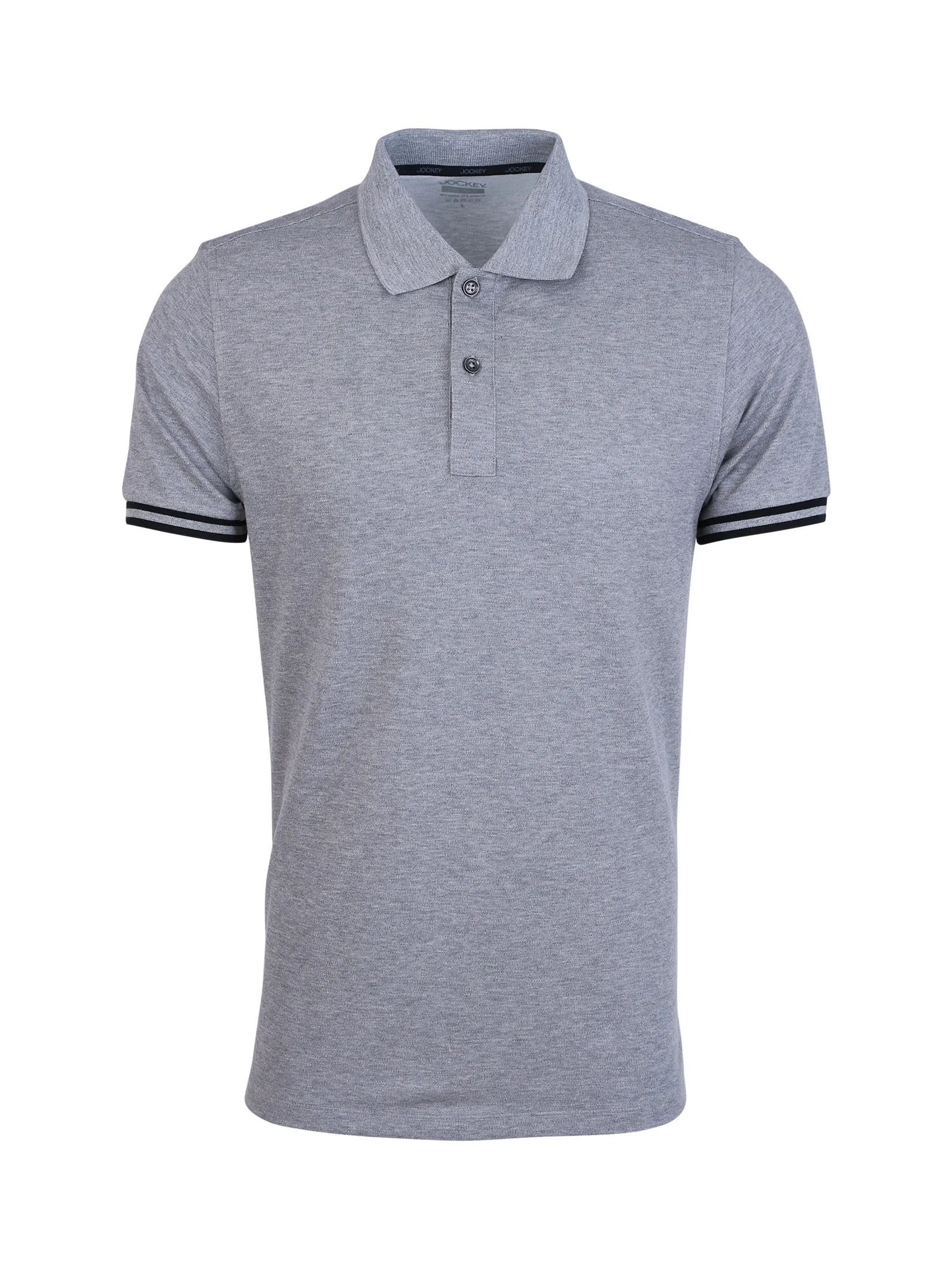 JOCKEY UNDERWEAR Men s AFFORDABLE POLO SHORT SLEEVE GREY JOCKEY UNDERWEAR Men s AFFORDABLE POLO SHORT SLEEVE GREY