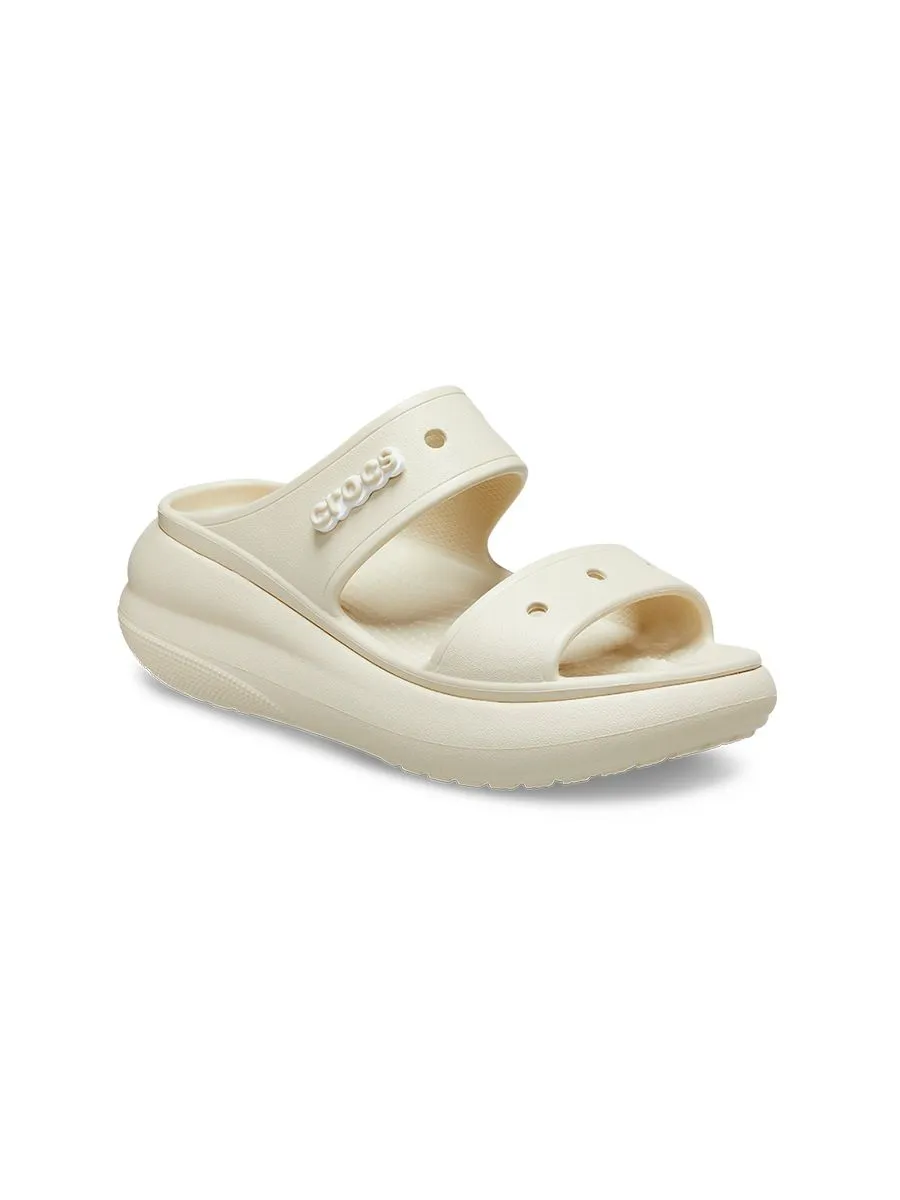 CROCS CREAM CROCS Crush Unisex Sandals CROCS CREAM CROCS Crush Unisex Sandals