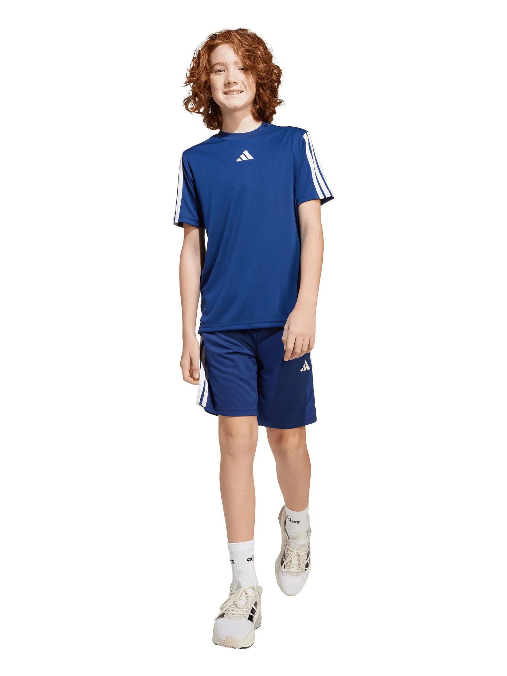 ADIDAS KIDS Unisex Kids Shorts Train Essentials 3-Stripes Dark Blue ADIDAS KIDS Unisex Kids Shorts Train Essentials 3-Stripes Dark Blue