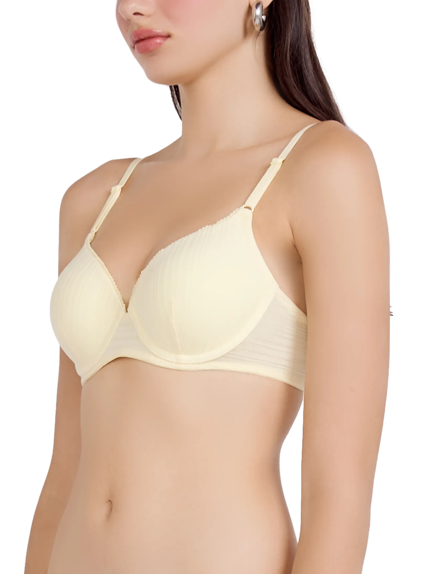 WACOAL Women Mood Underwire Bra 3/4 Cup Yellow WACOAL Women Mood Underwire Bra 3/4 Cup Yellow
