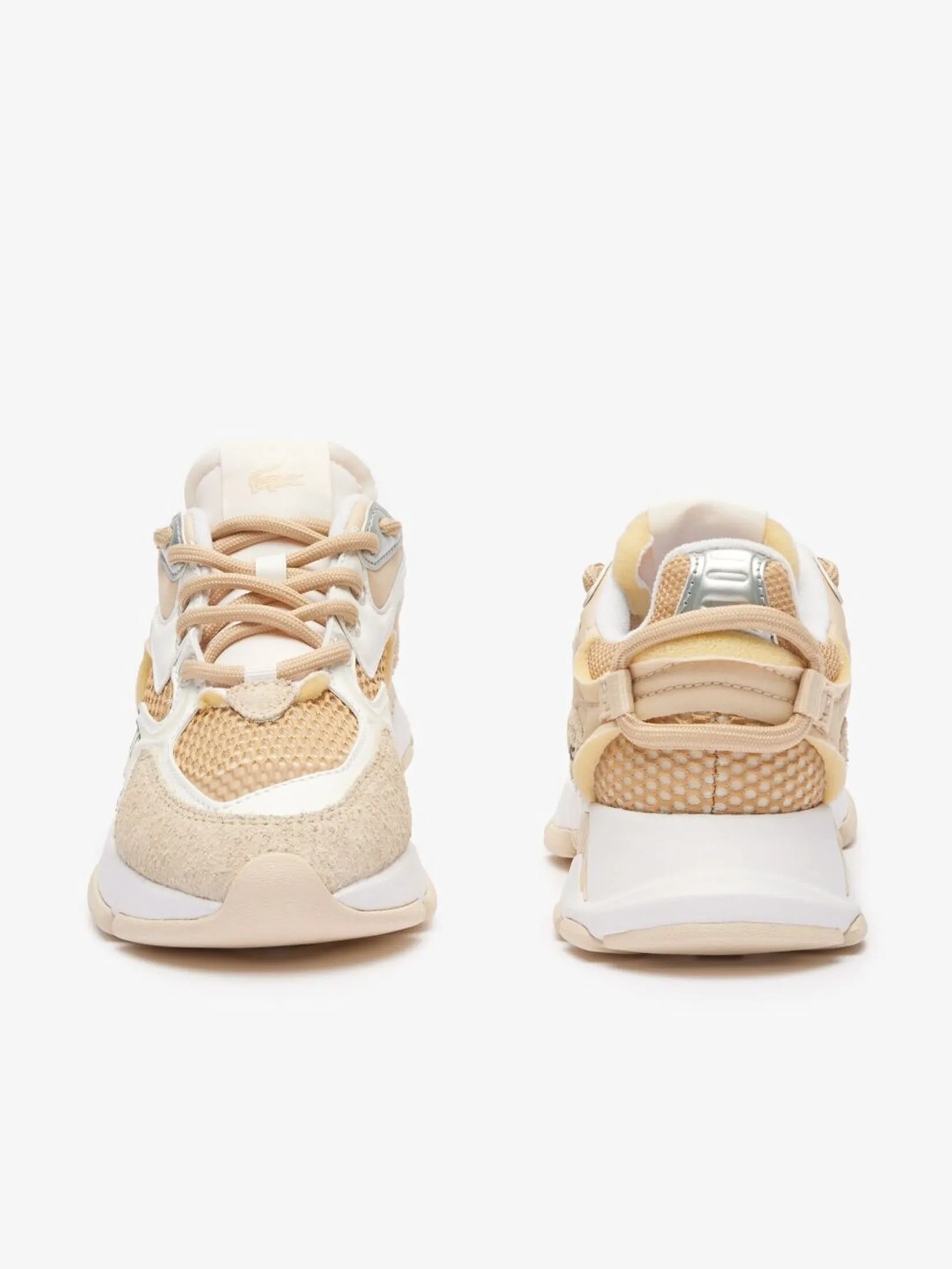 LACOSTE Women’s L003 Neo Trainers Beige LACOSTE Women’s L003 Neo Trainers Beige
