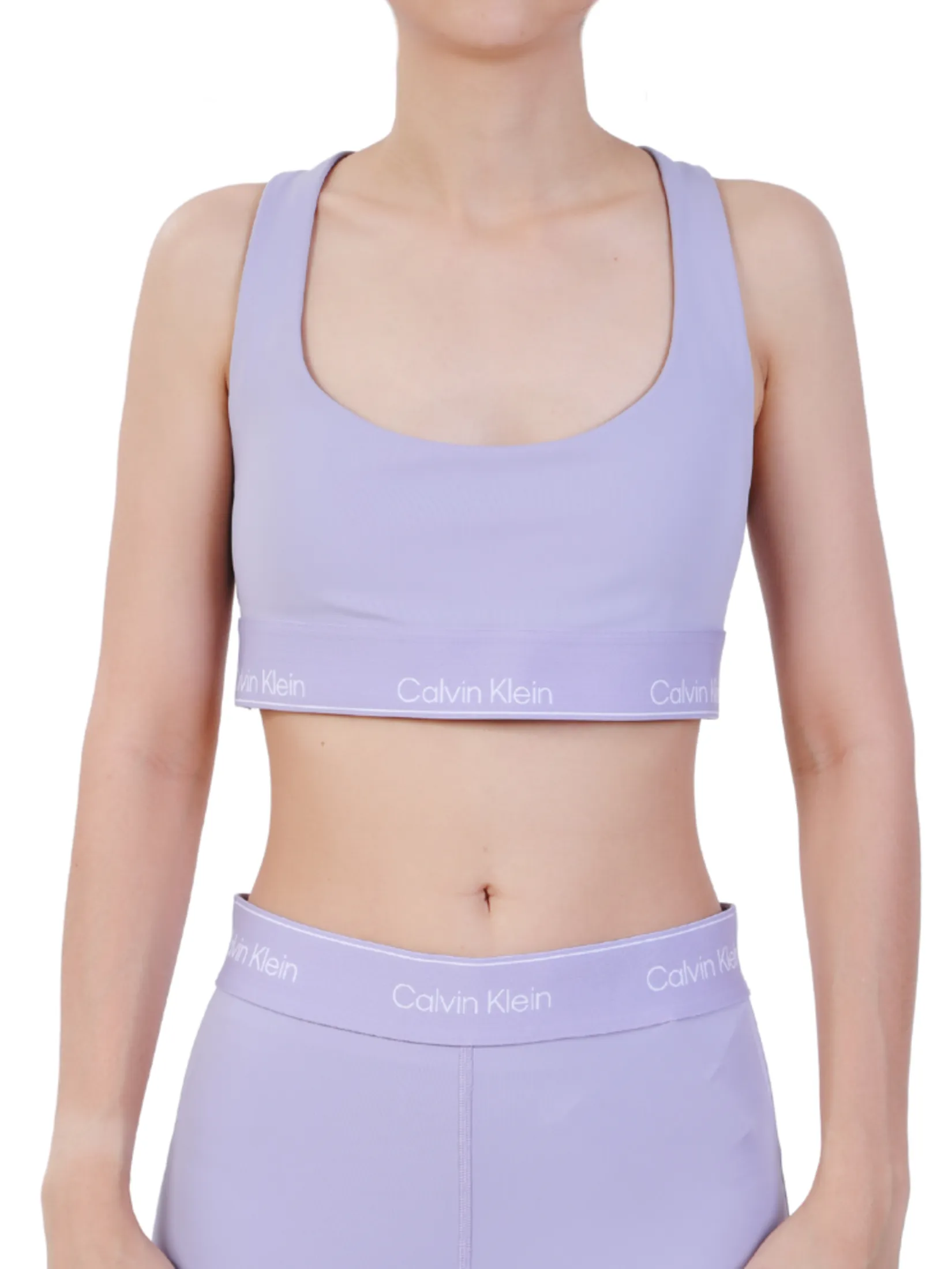 CALVIN KLEIN Women's Essentials Modern Medium Support Bra Violet CALVIN KLEIN Women's Essentials Modern Medium Support Bra Violet