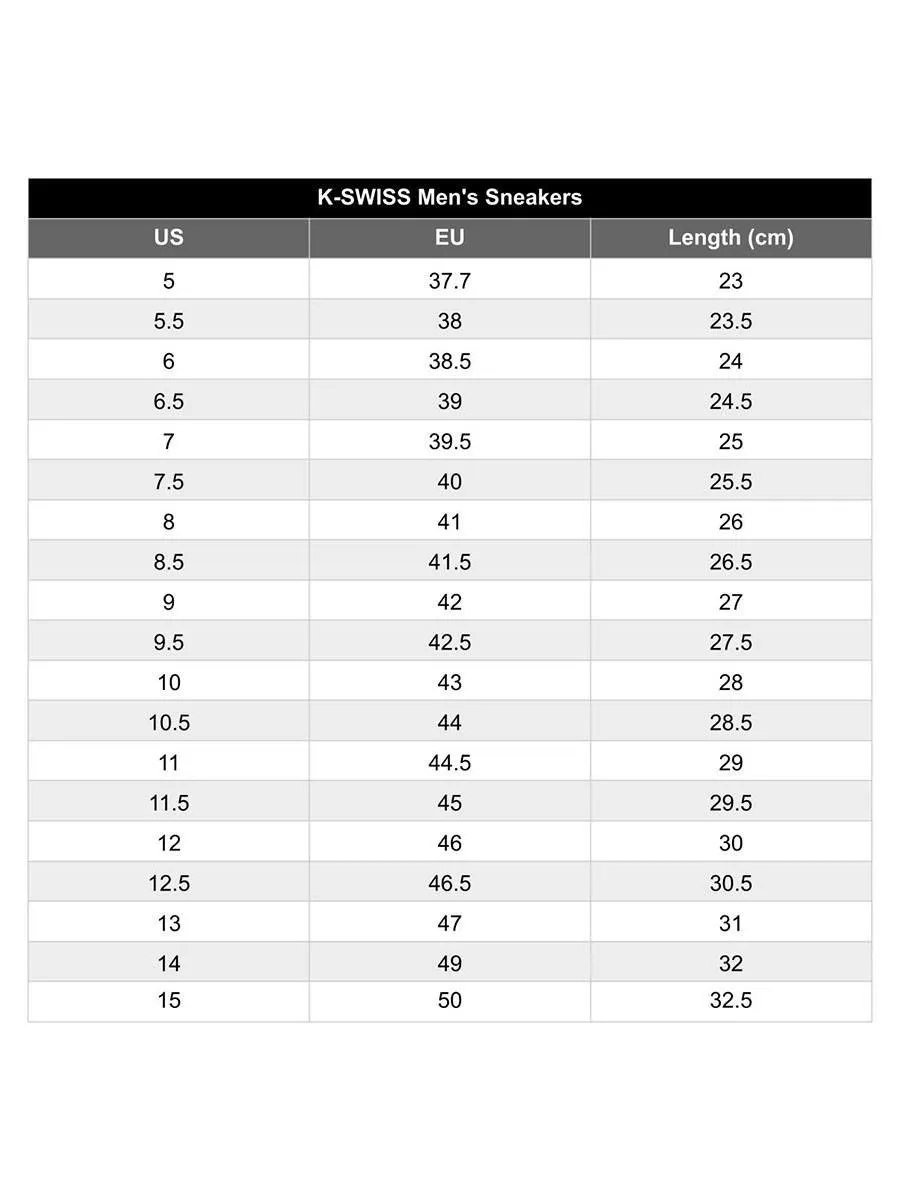 K-SWISS Men Casual Shoes Vista SS25 Black - KS060SH674ELTH K-SWISS Men Casual Shoes Vista SS25 Black - KS060SH674ELTH