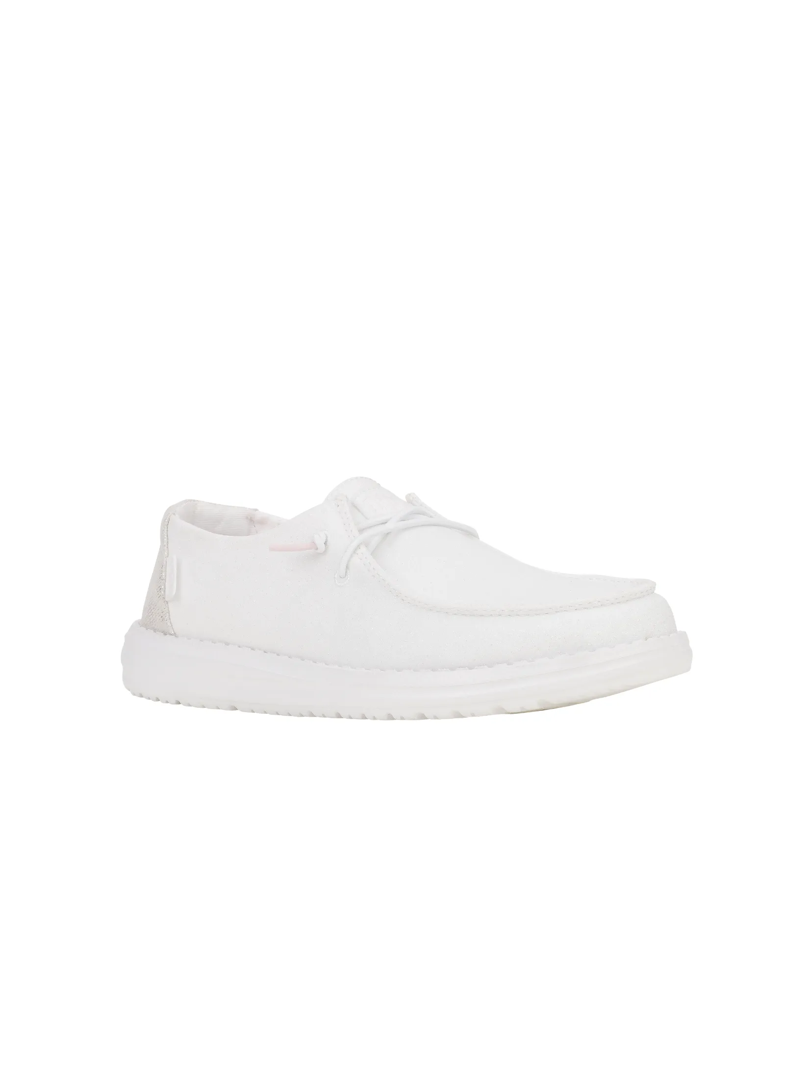 HEYDUDE WENDY METALLIC SPARKLE  - WHITE HEYDUDE WENDY METALLIC SPARKLE  - WHITE