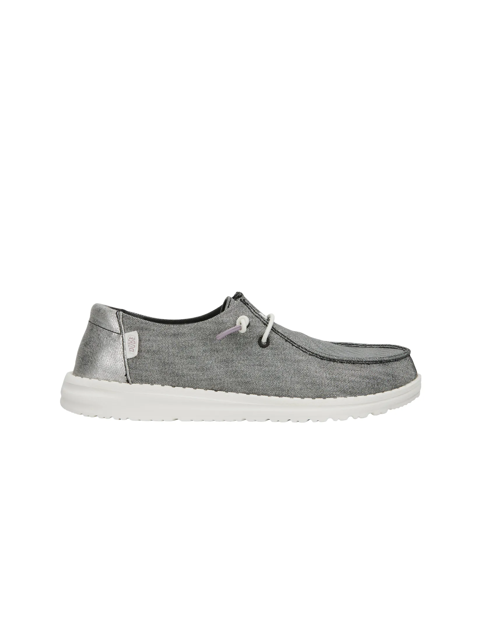 HEYDUDE WENDY METALLIC SPARKLE - CHARCOAL HEYDUDE WENDY METALLIC SPARKLE - CHARCOAL