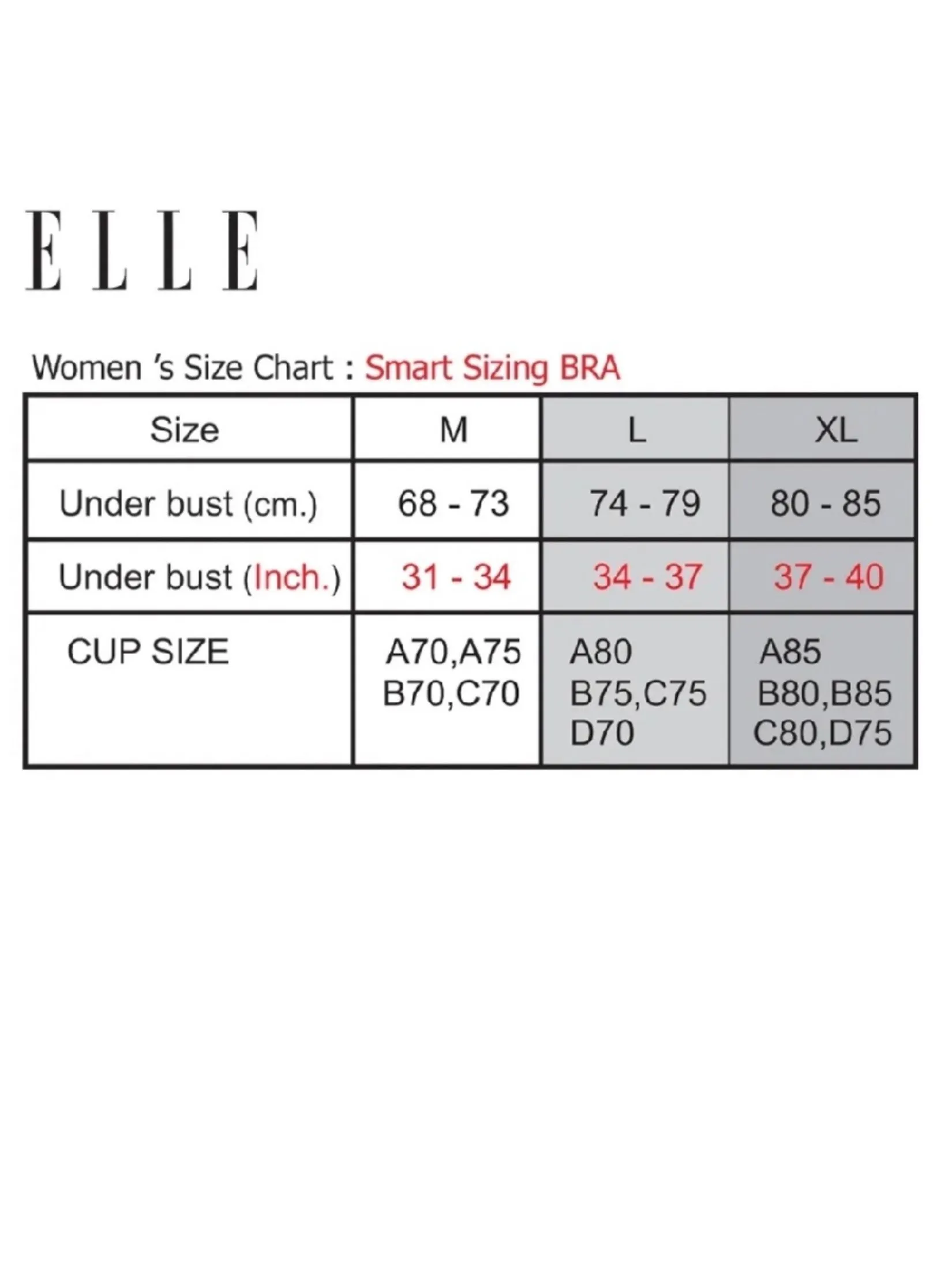 ELLE LINGERIE Women Bralette Bra strapless bra style with built-in foam ELLE Sporty style LH1848 - Brown ELLE LINGERIE Women Bralette Bra strapless bra style with built-in foam ELLE Sporty style LH1848 - Brown