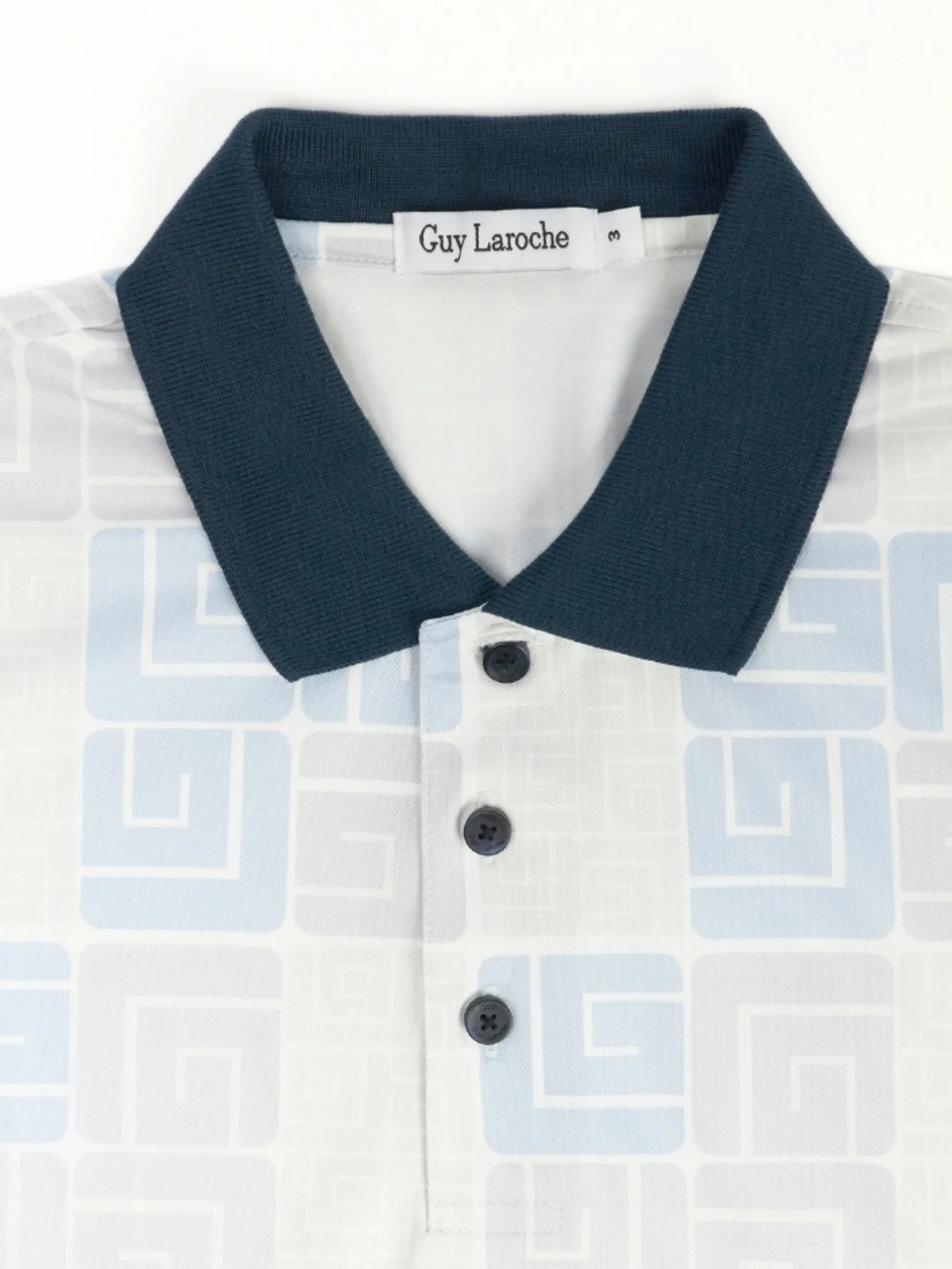 GUY LAROCHE MENWEAR Men's Polo Shirt BKL7301W5BUL2 - Blue GUY LAROCHE MENWEAR Men's Polo Shirt BKL7301W5BUL2 - Blue