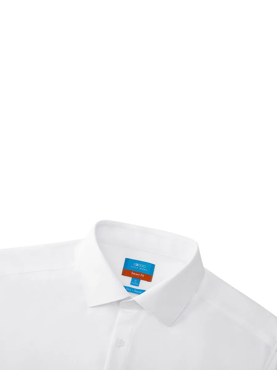 G2000 Men Clothing Dry .Travel Shirt Smart Fit - White G2000 Men Clothing Dry .Travel Shirt Smart Fit - White