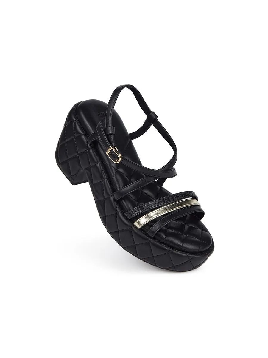 SHU WOMEN  PALETTE SOFT 3" EXOTIC STRAPS - BLACK SHU WOMEN  PALETTE SOFT 3" EXOTIC STRAPS - BLACK