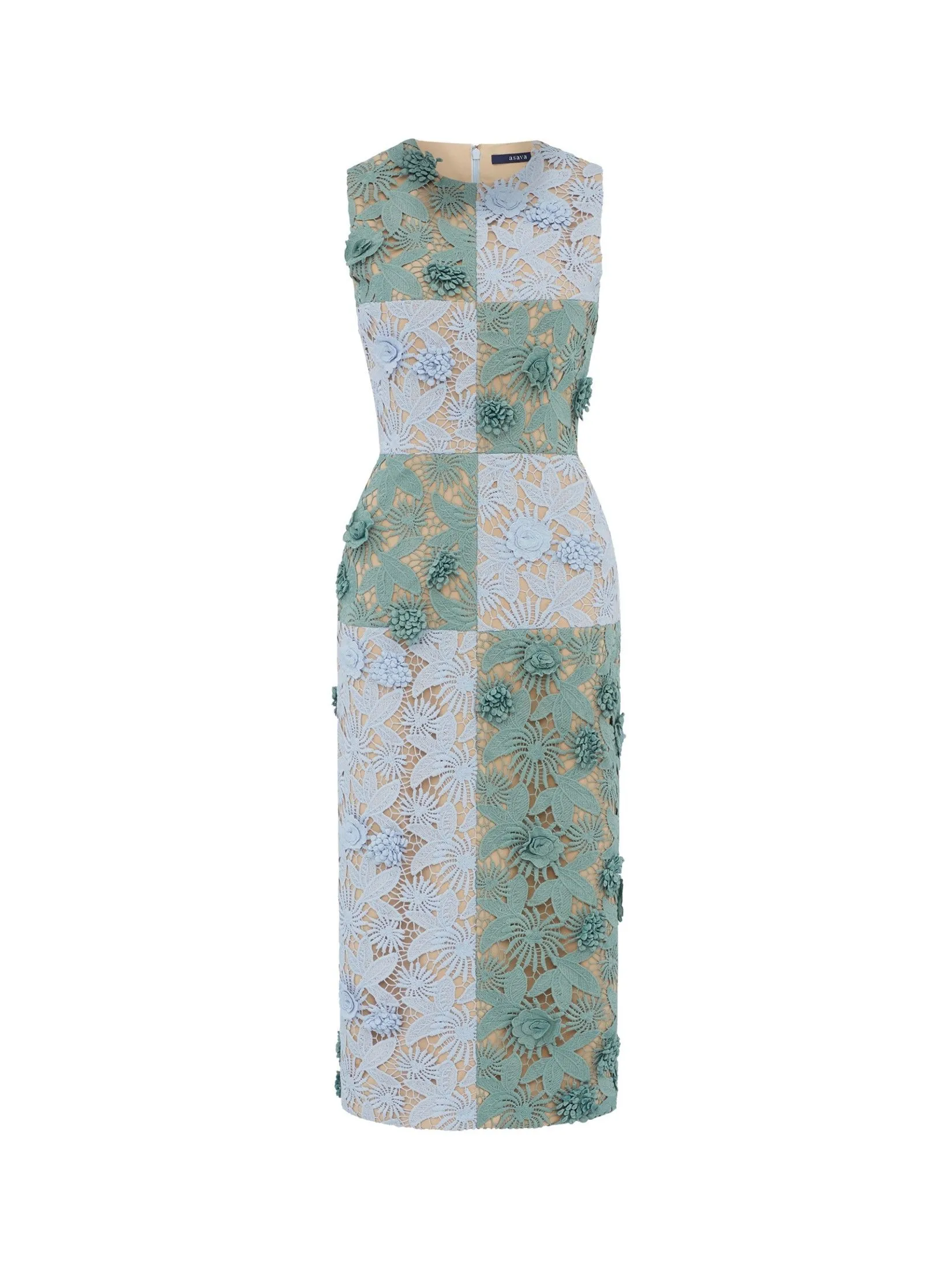 ASAVA (AW24) Lucille Women Sleeveless Dress Multicolor ASAVA (AW24) Lucille Women Sleeveless Dress Multicolor