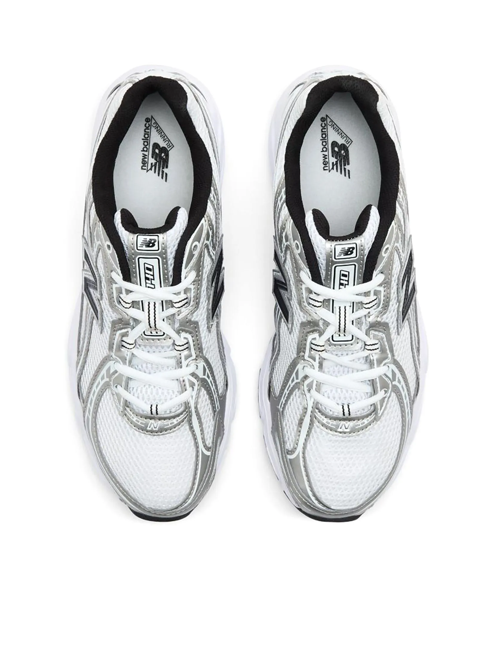 NEW BALANCE Unisex Sneakers 740 White/Silver Metallic NEW BALANCE Unisex Sneakers 740 White/Silver Metallic