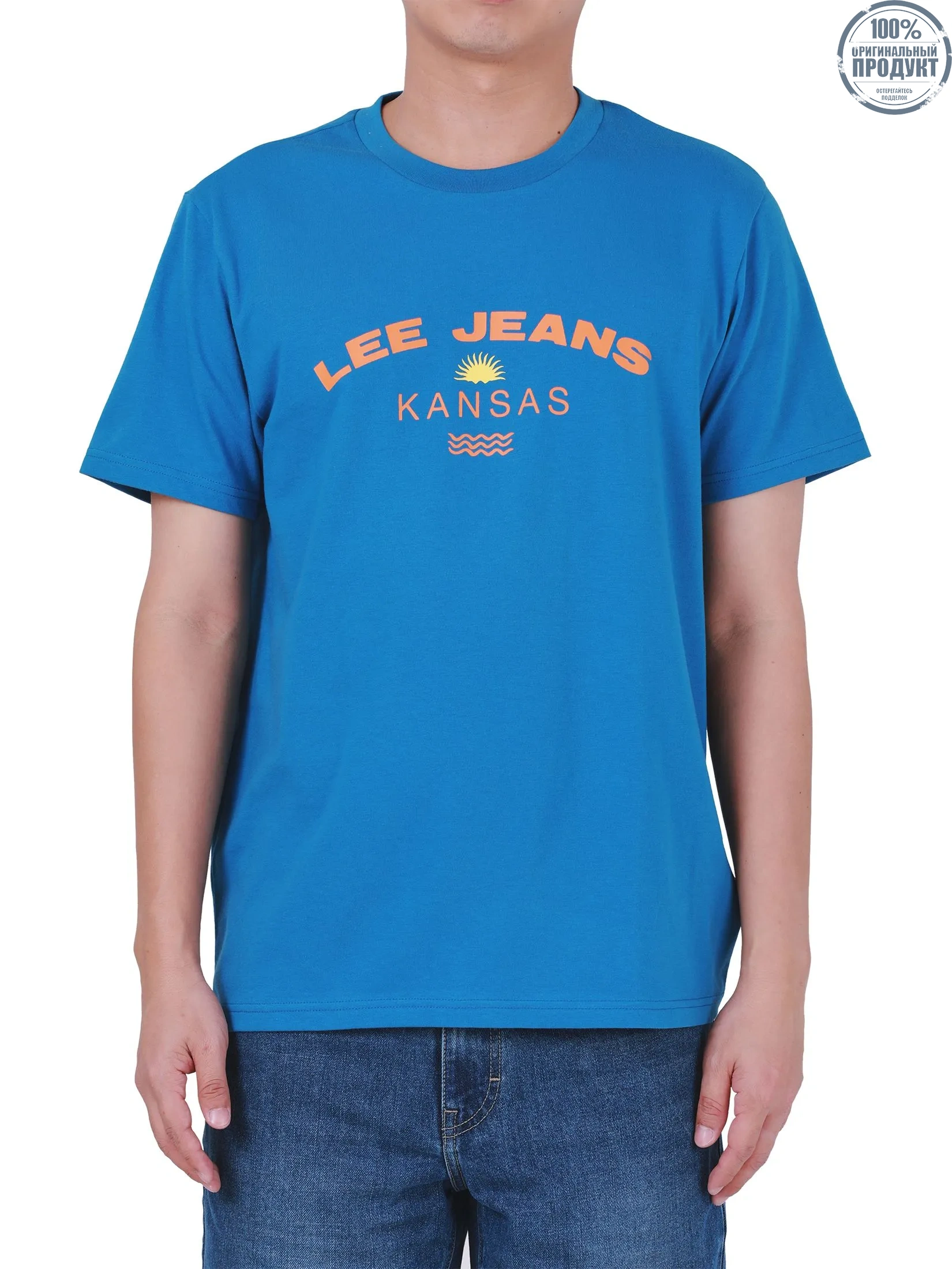 LEE Men's Tee Short Sleeve Regular Fit Blue LEE Men's Tee Short Sleeve Regular Fit Blue