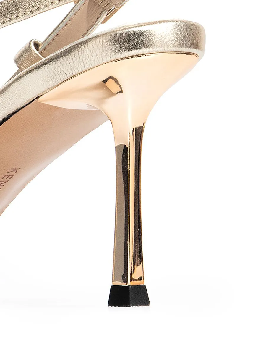 KENNETH COLE WOMEN HEELS ADIA SLINGBACKS X ANNE THONGPRASOM / CHAMPAGNE KENNETH COLE WOMEN HEELS ADIA SLINGBACKS X ANNE THONGPRASOM / CHAMPAGNE