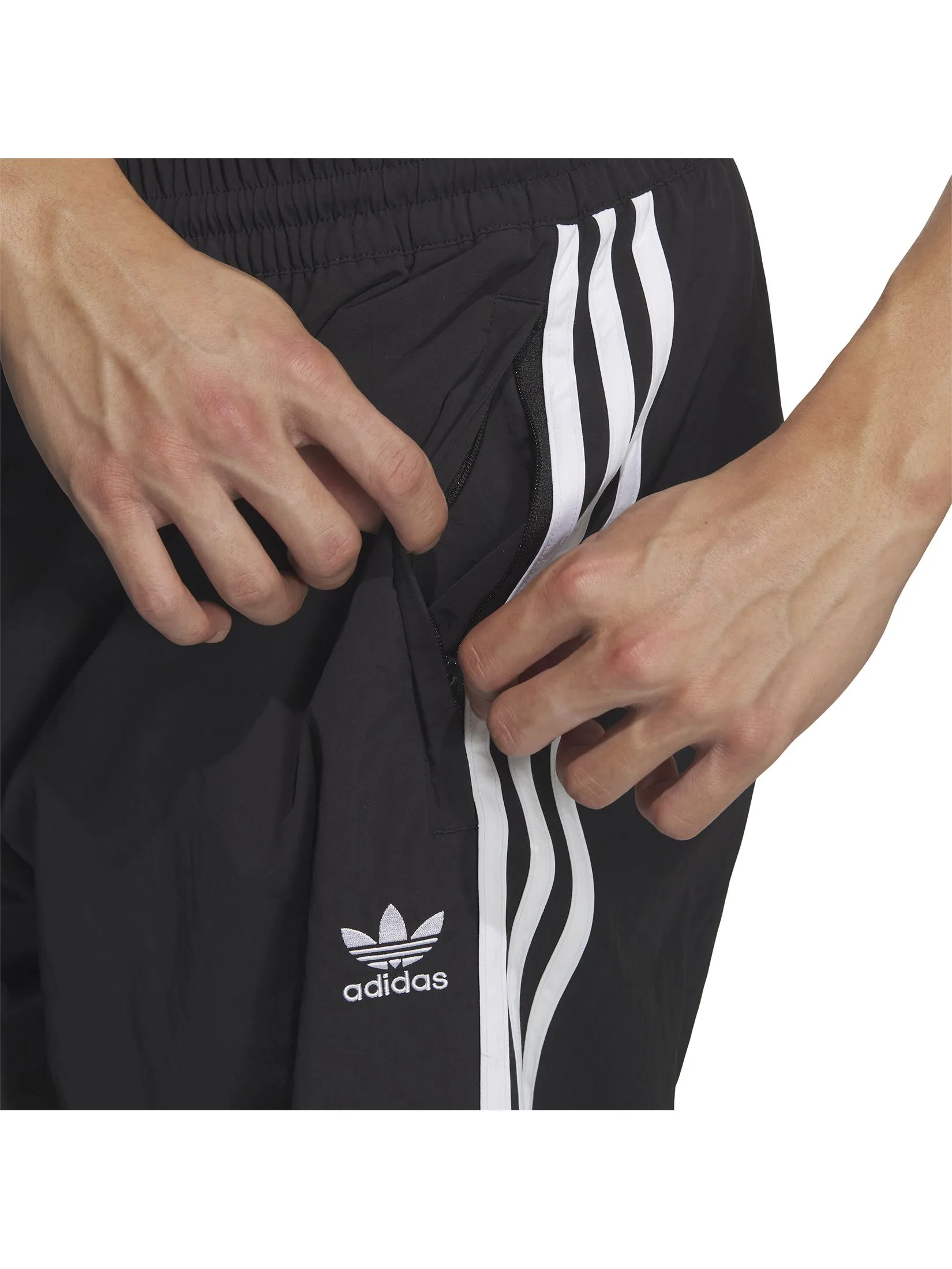 ADIDAS Men Capri Shorts KB5441 Black / White ADIDAS Men Capri Shorts KB5441 Black / White