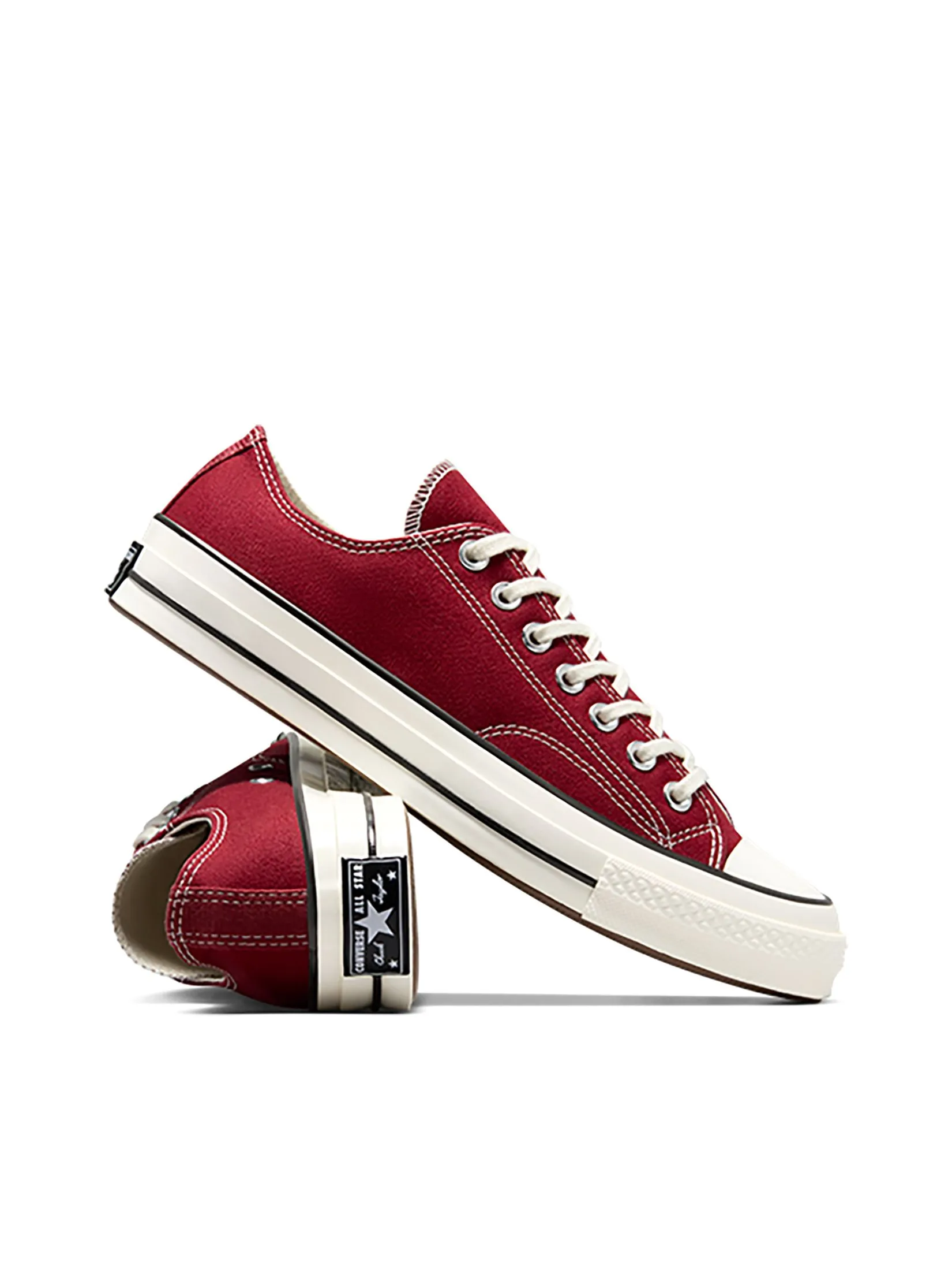 CONVERSE Unisex Sneakers Chuck 70 Seasonal Color Ox Red Park Red/Egret/Black CONVERSE Unisex Sneakers Chuck 70 Seasonal Color Ox Red Park Red/Egret/Black