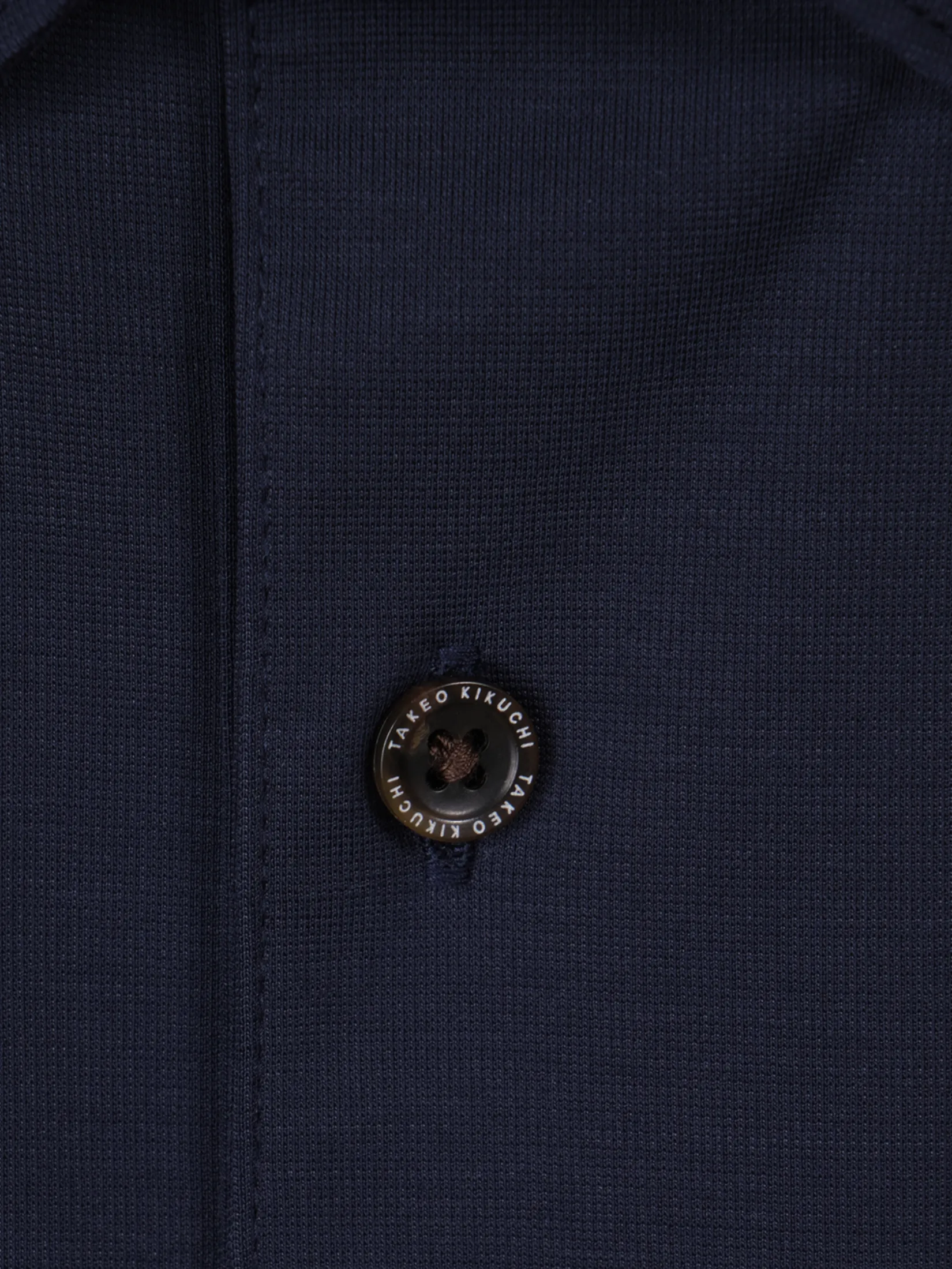 TAKEO KIKUCHI MEN NAVY ECO SMOOTH AND SILKY BUSINESS POLO SHIRT TAKEO KIKUCHI MEN NAVY ECO SMOOTH AND SILKY BUSINESS POLO SHIRT