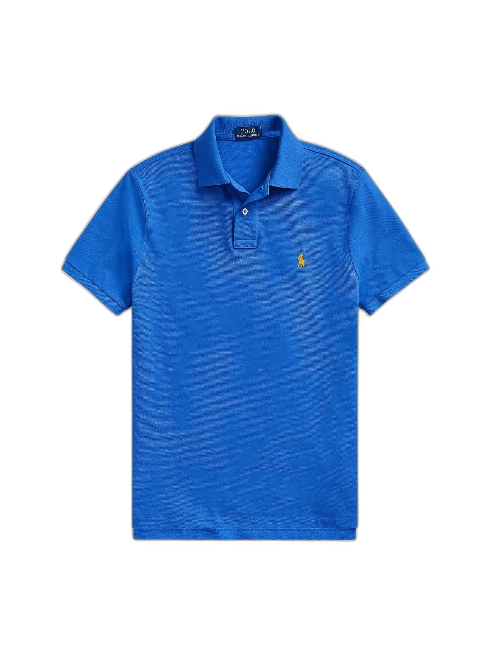 POLO RALPH LAUREN Custom Slim Fit Mesh Polo Blue MNPOKNI1N820489 POLO RALPH LAUREN Custom Slim Fit Mesh Polo Blue MNPOKNI1N820489