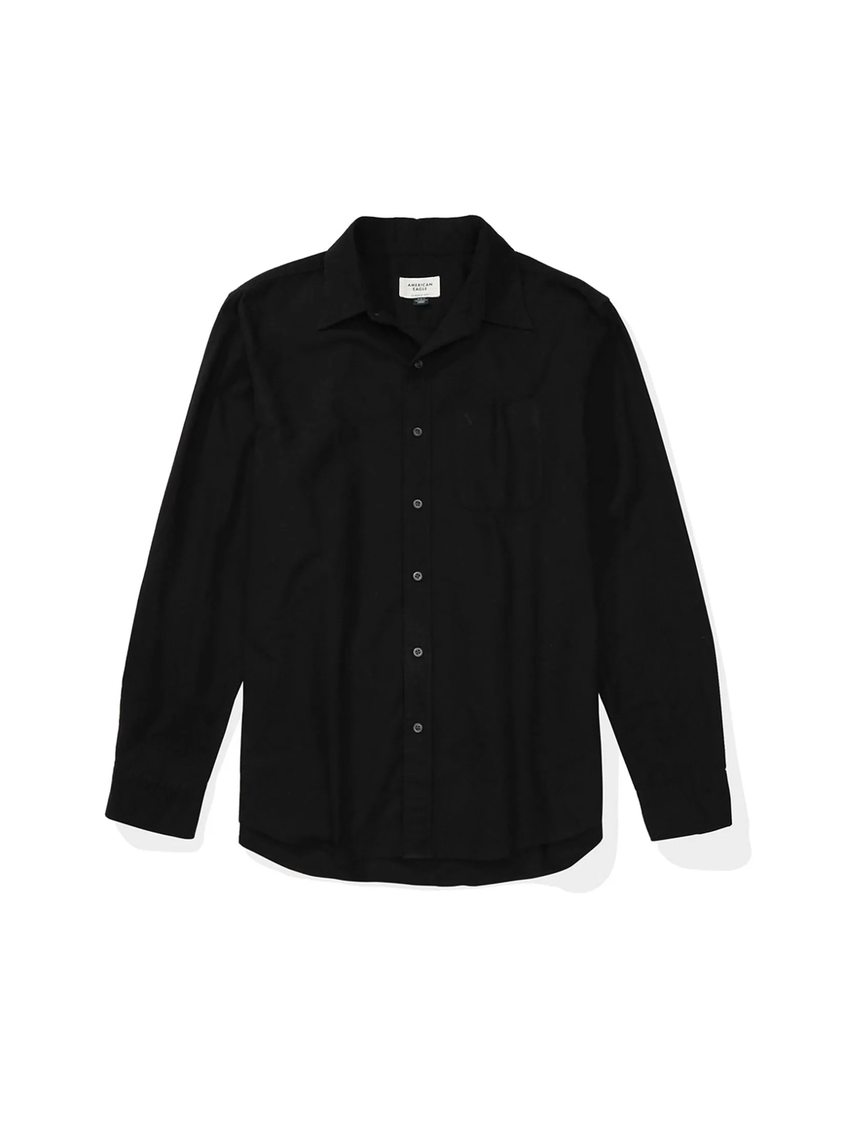 American Eagle MEN INT CF BD PC DYE OXFORD SHIRT 001 BLACK American Eagle MEN INT CF BD PC DYE OXFORD SHIRT 001 BLACK