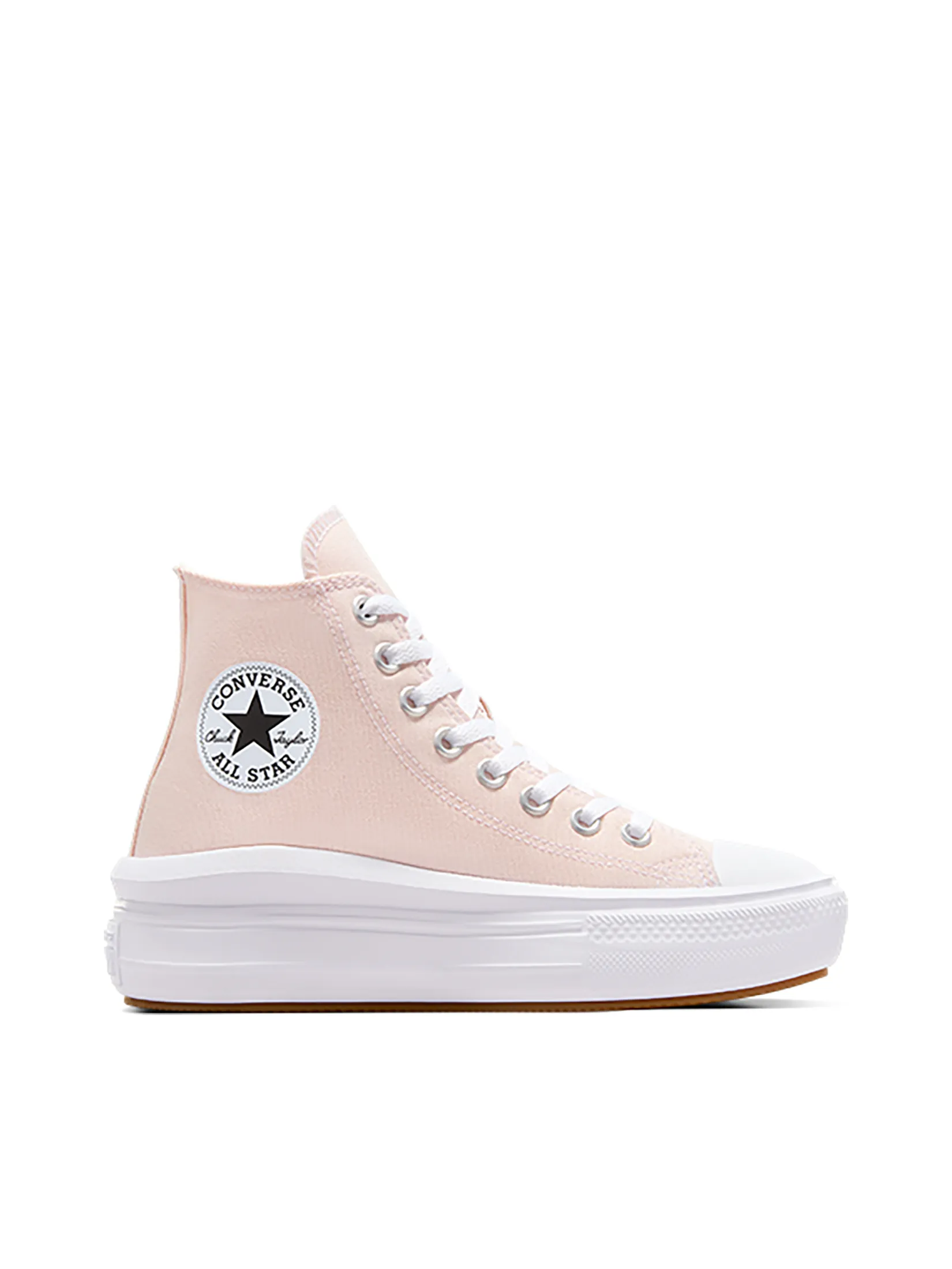 CONVERSE Women Sneakers CTAS Move Seasonal Color Hi Blush Hush/White/Egret CONVERSE Women Sneakers CTAS Move Seasonal Color Hi Blush Hush/White/Egret