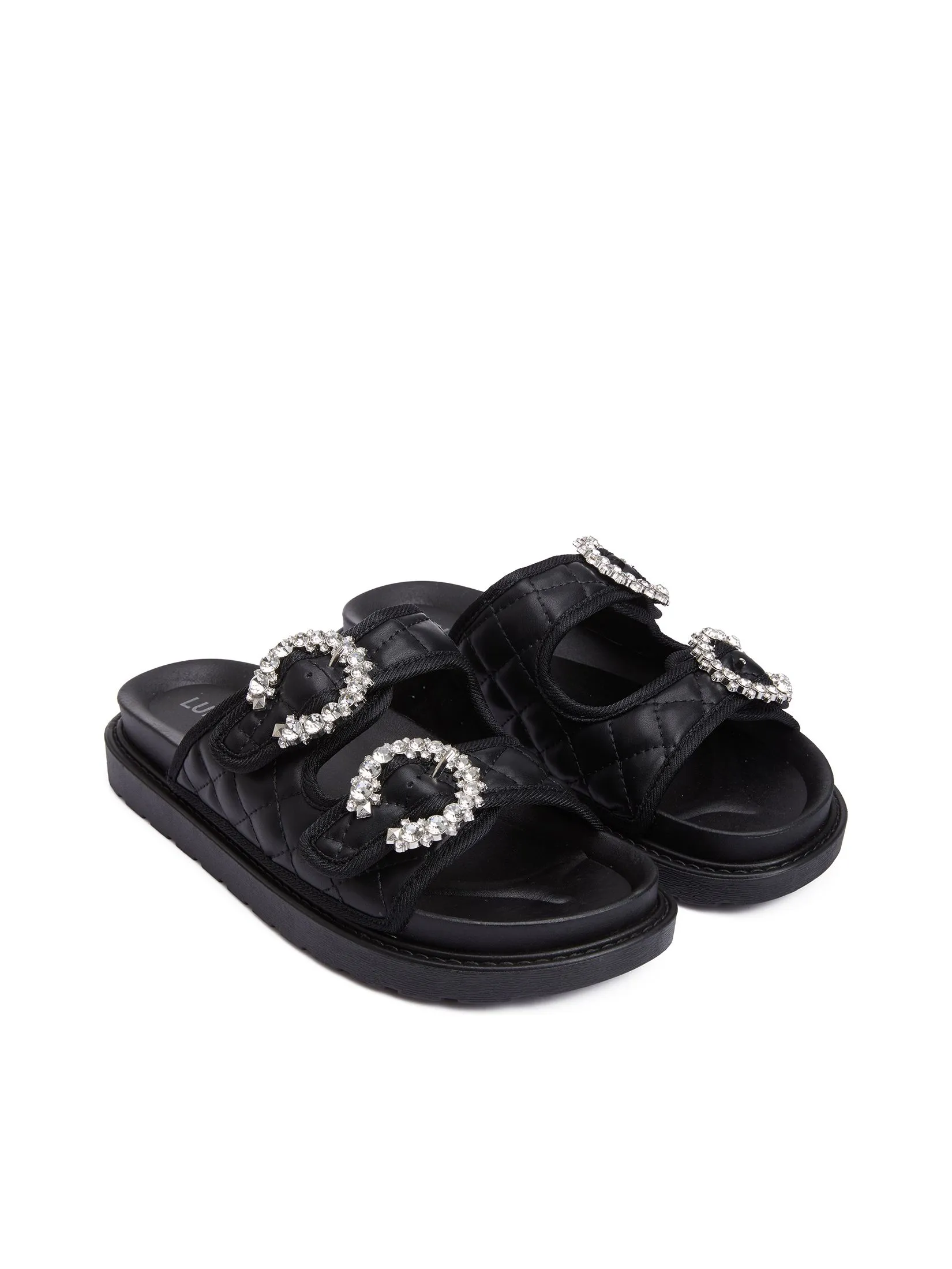 LUNA Women Sandals With Crystal Detail LUNA Women Sandals With Crystal Detail