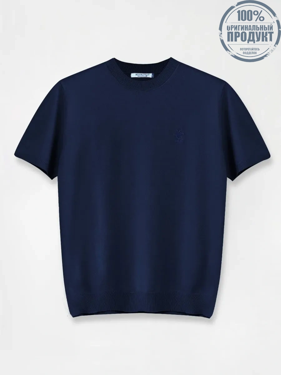 BEVERLY HILLS POLO CLUB Dark blue CREW NECK SWEATER MEN BEVERLY HILLS POLO CLUB Dark blue CREW NECK SWEATER MEN