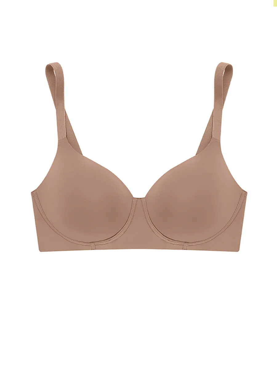 SABINA [Pack 3 Piece] Bra Seamless Fit Perfect Bra Collection - Tan
