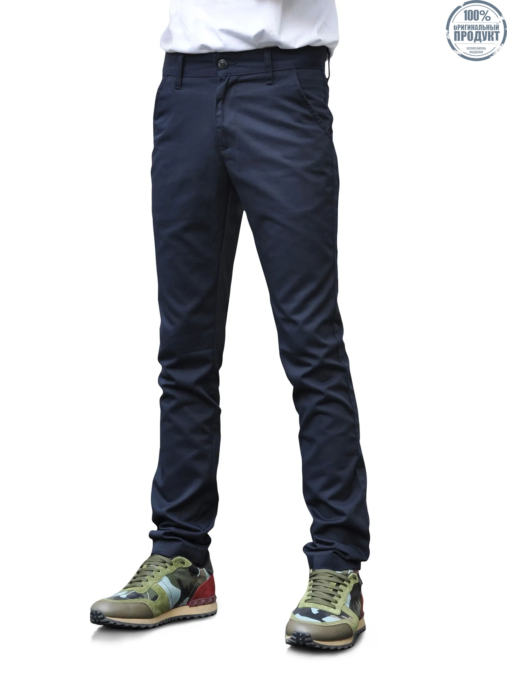 Simple&Raw Timber Chino Pants Sk814 Navy Blue Simple&Raw Timber Chino Pants Sk814 Navy Blue