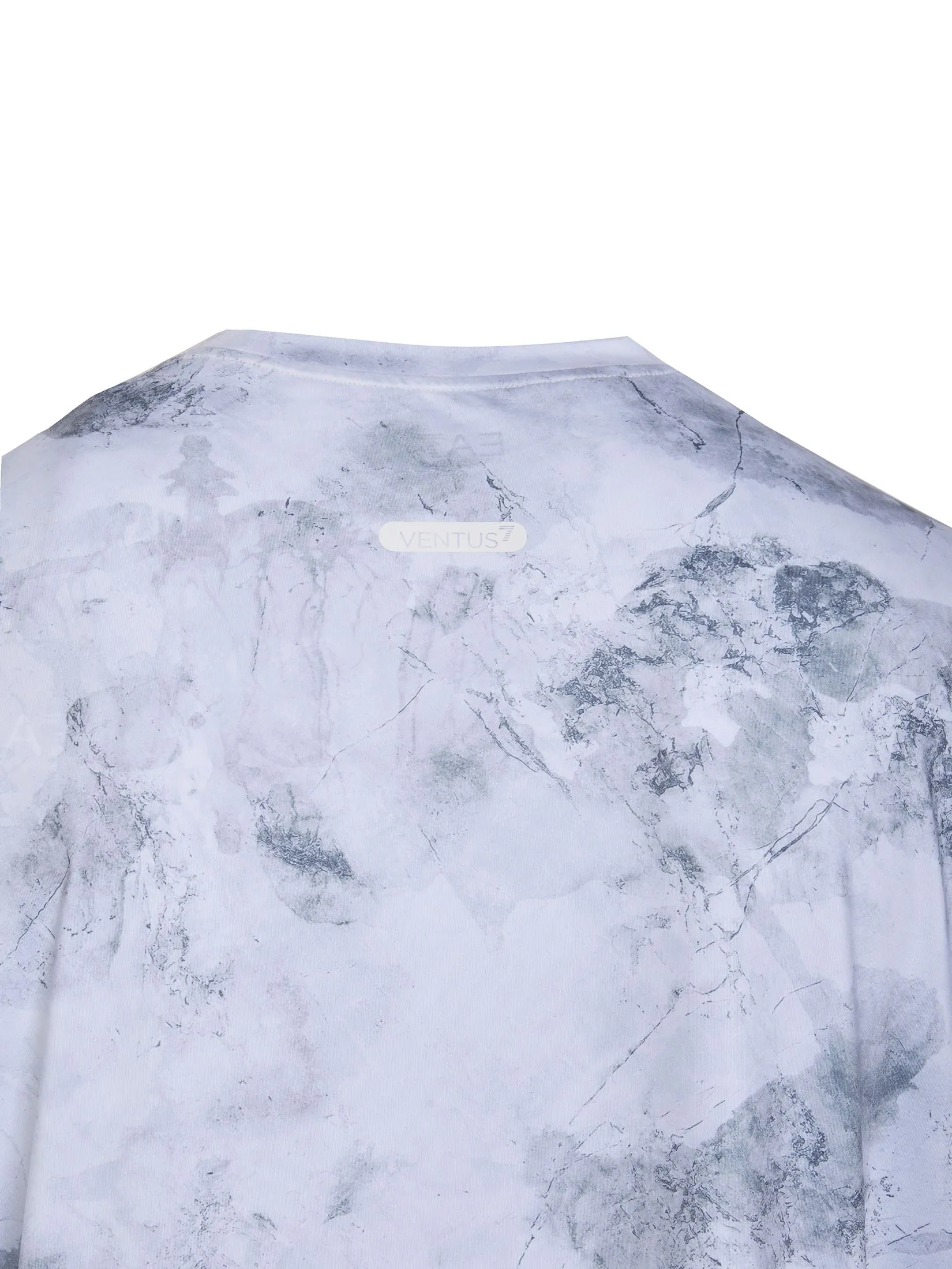 EA7 Men T-Shirt Short Sleeves SS25 Fancy Star White EA7 Men T-Shirt Short Sleeves SS25 Fancy Star White