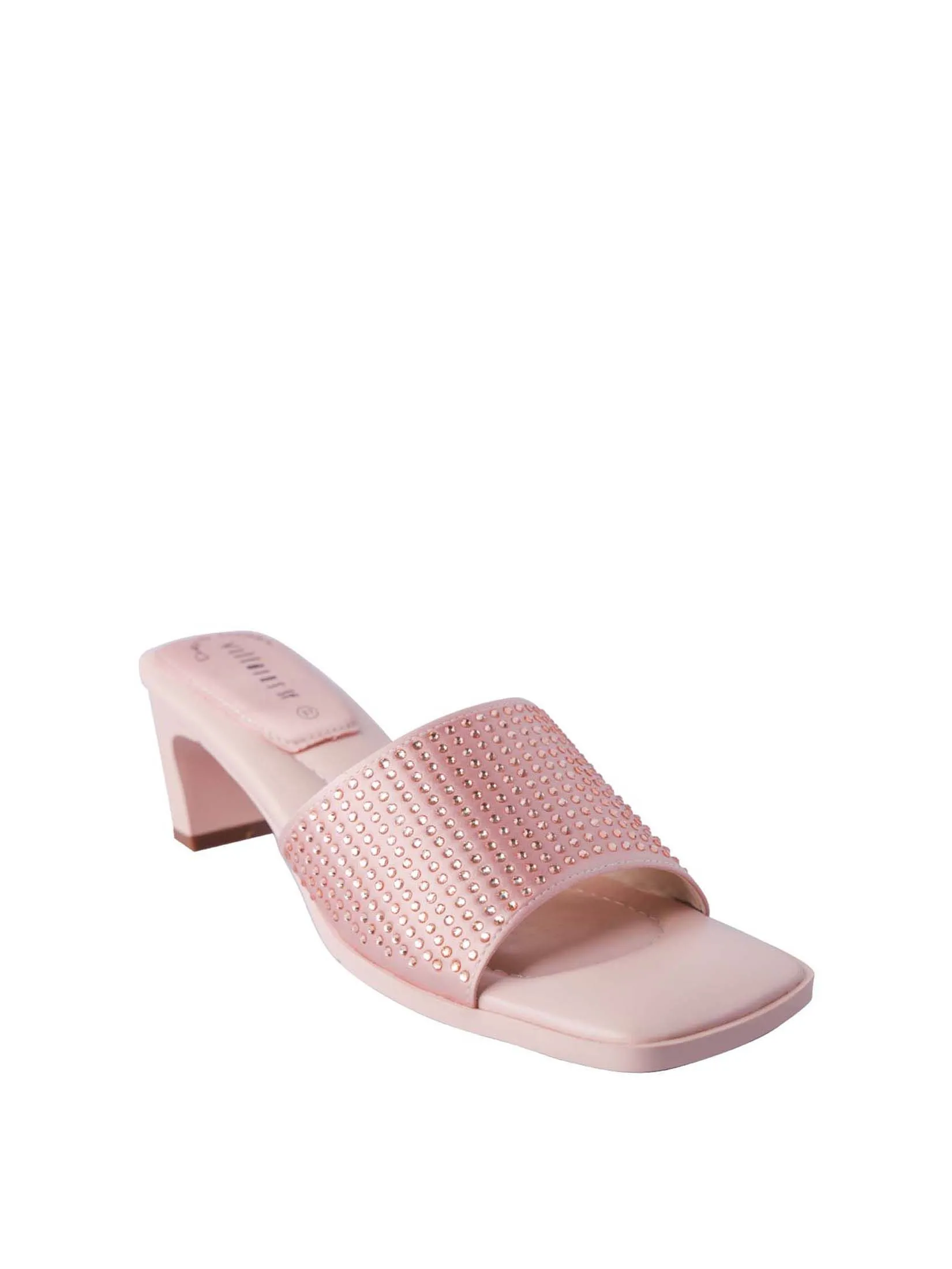 VILLAINS SF LENS-ST Women's Comfort Heeled Sandals PINK ST VILLAINS SF LENS-ST Women's Comfort Heeled Sandals PINK ST