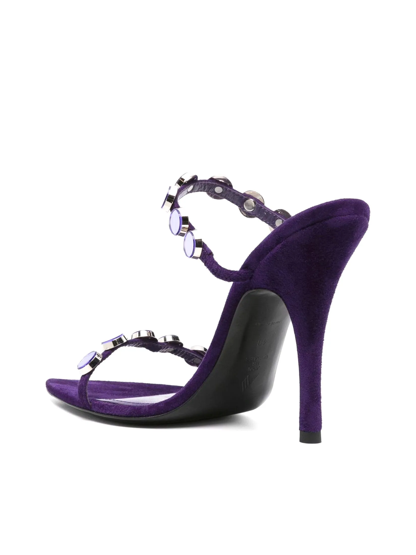 THE ATTICO Women High Heels Venus Sandal 105 mm. Purple THE ATTICO Women High Heels Venus Sandal 105 mm. Purple