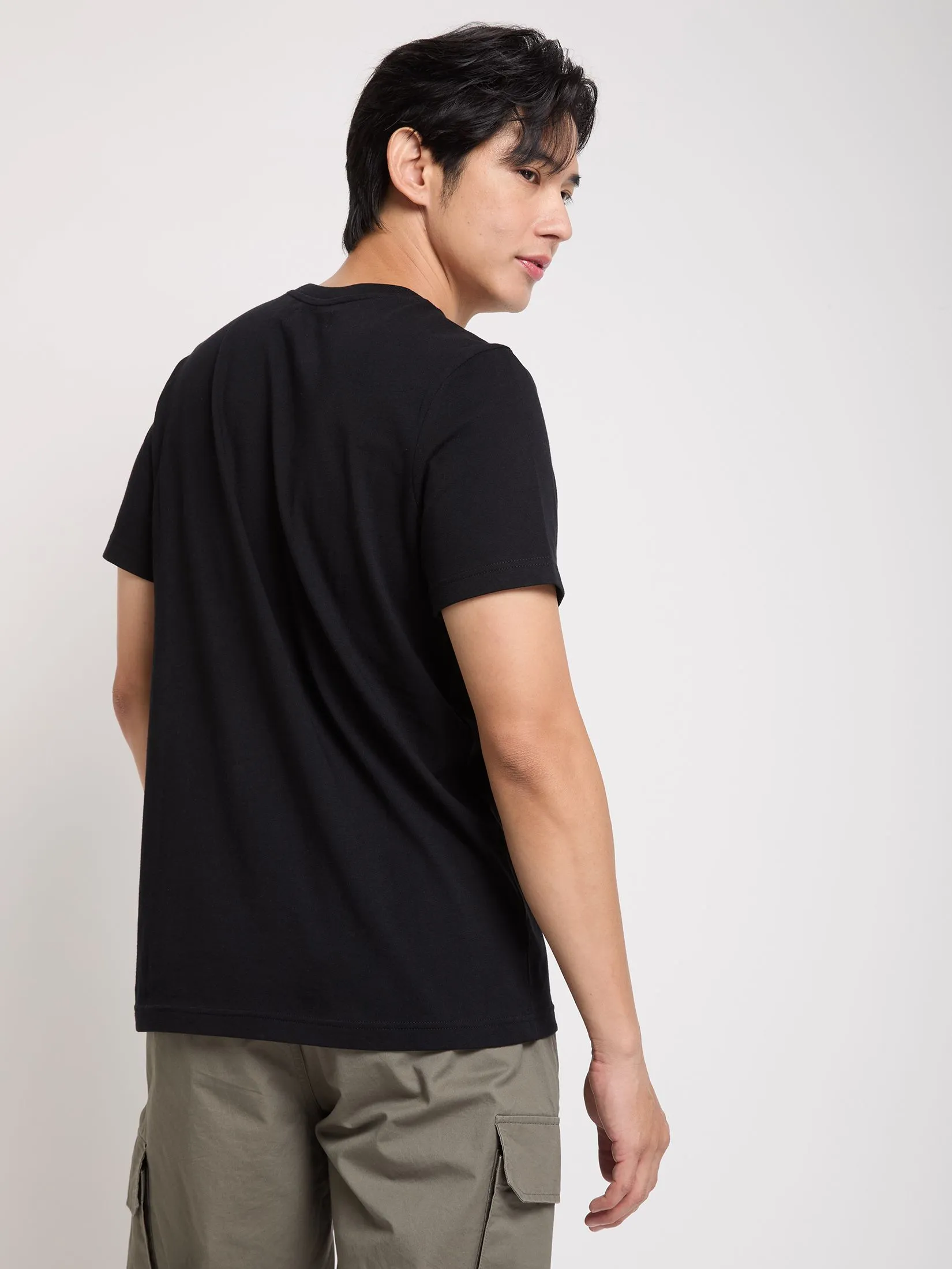 PACIFIC UNION Men T-Shirt Short Sleeves Logo Printed PACIFIC UNION Men T-Shirt Short Sleeves Logo Printed