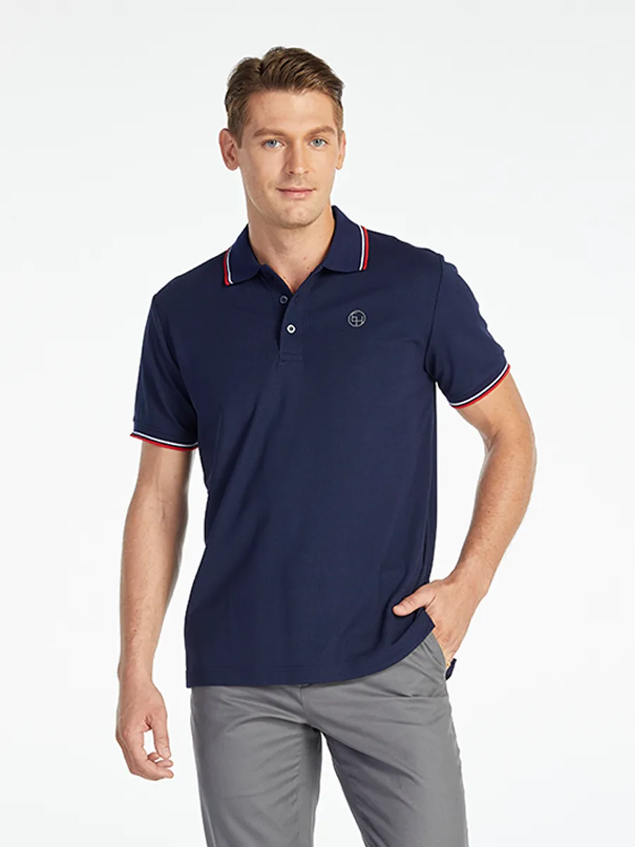 ELLE HOMME MEN POLO SHIRT W8K903NV - NAVY BLUE ELLE HOMME MEN POLO SHIRT W8K903NV - NAVY BLUE
