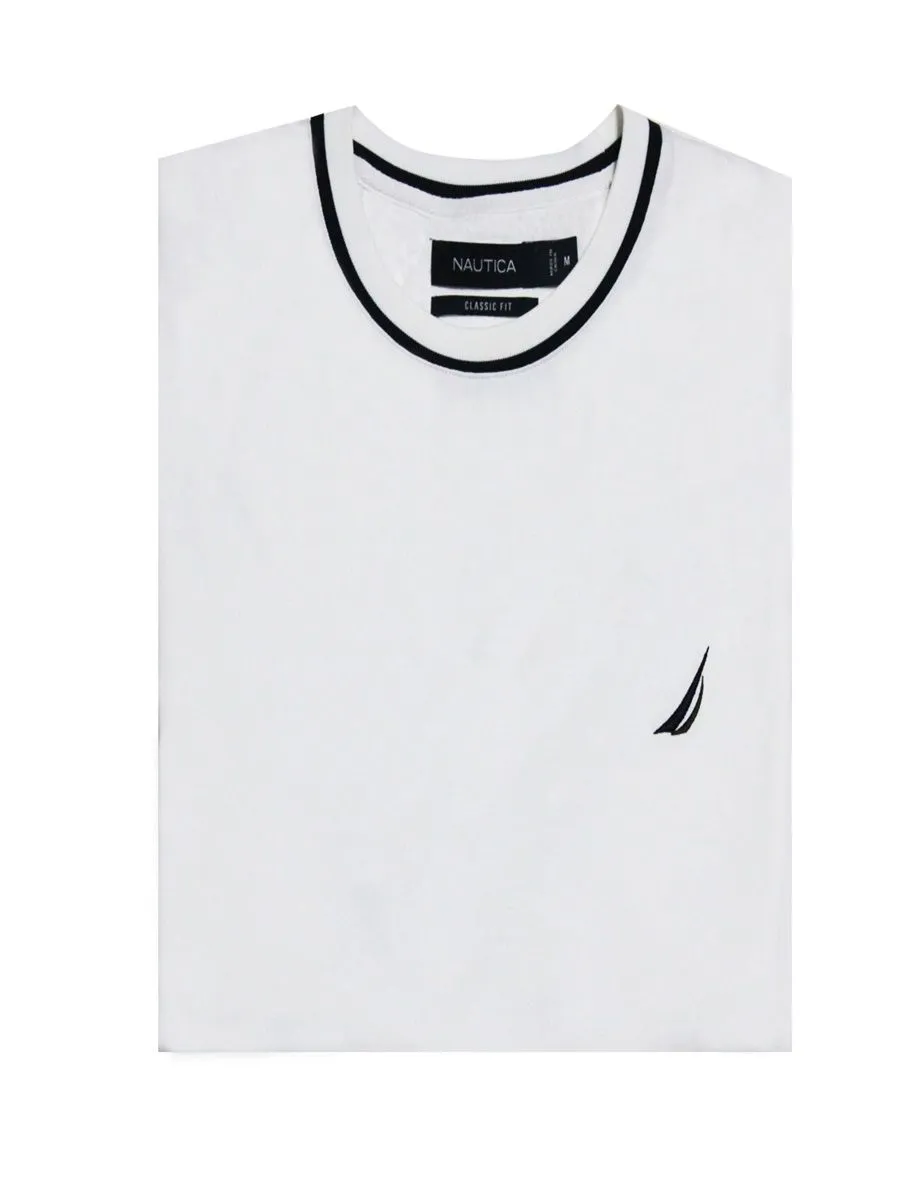 NAUTICA Men Long sleeve t-shirt  white NAUTICA Men Long sleeve t-shirt  white