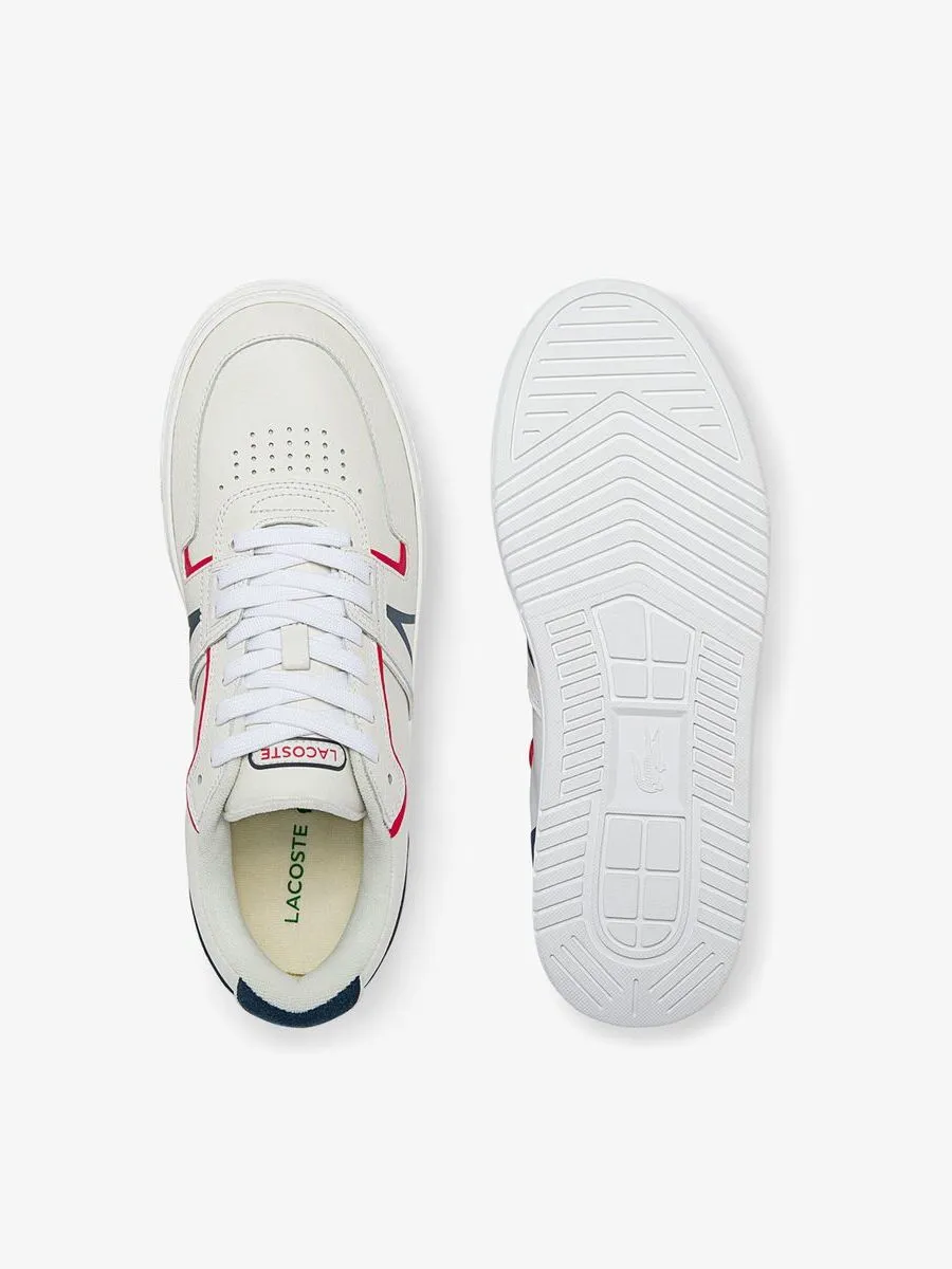 LACOSTE White Men’s L001 Leather Trainers LACOSTE White Men’s L001 Leather Trainers