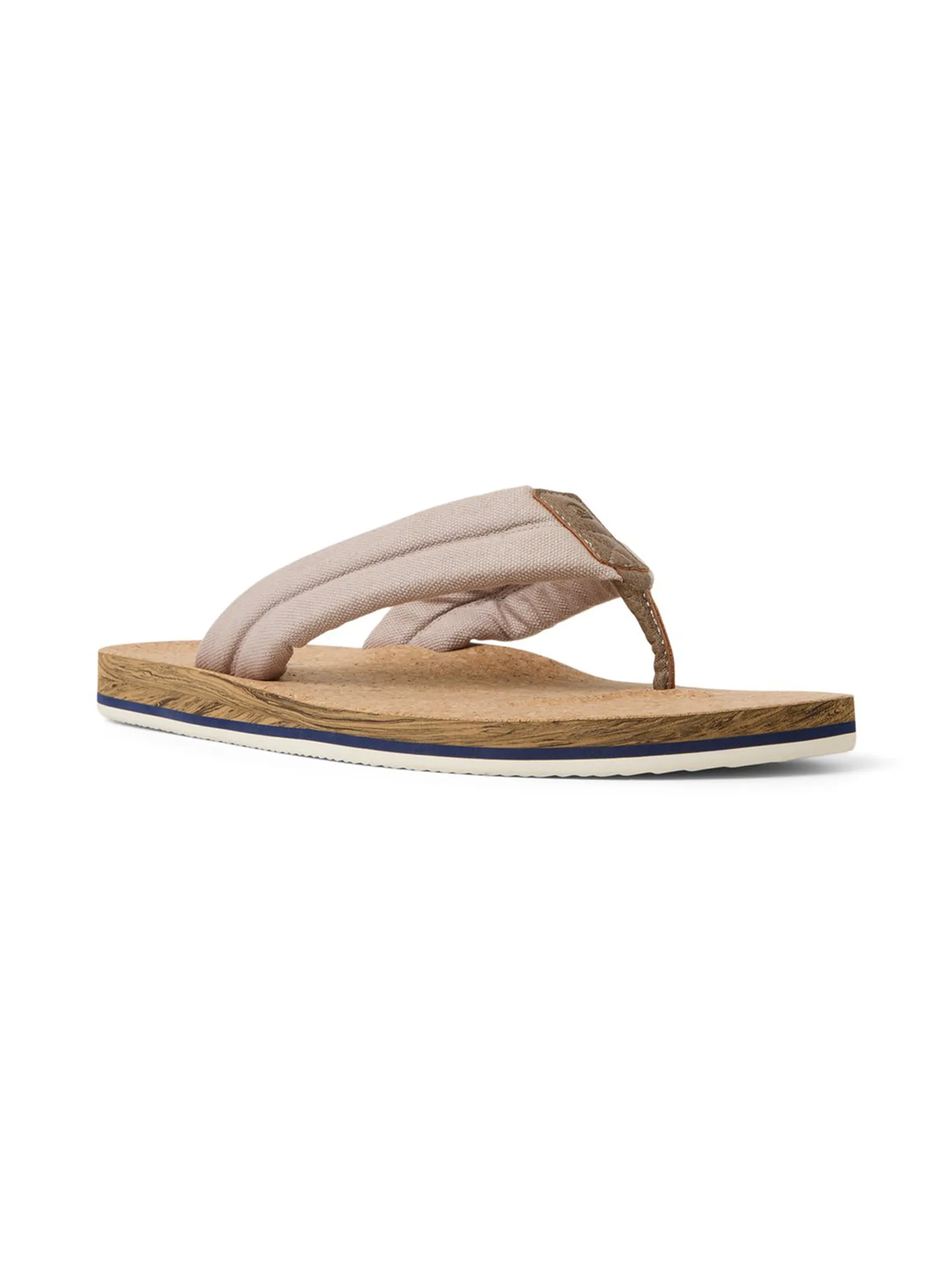 SPERRY MEN TAUPE PORTO PADDED CORK THONG SAND SPERRY MEN TAUPE PORTO PADDED CORK THONG SAND