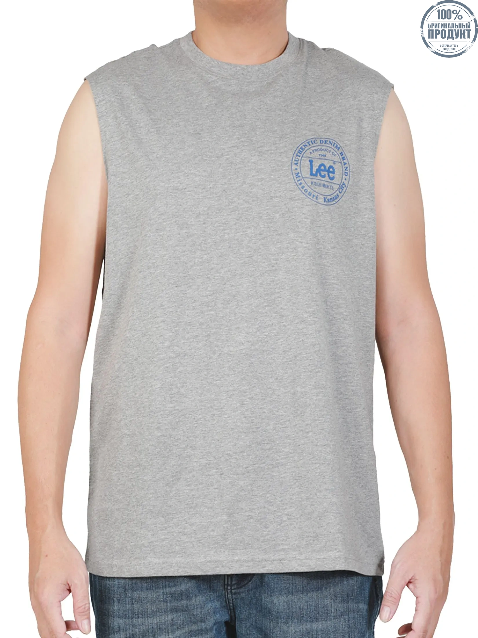 LEE Men's Tee Sleeveless Regular Fit Grey LEE Men's Tee Sleeveless Regular Fit Grey